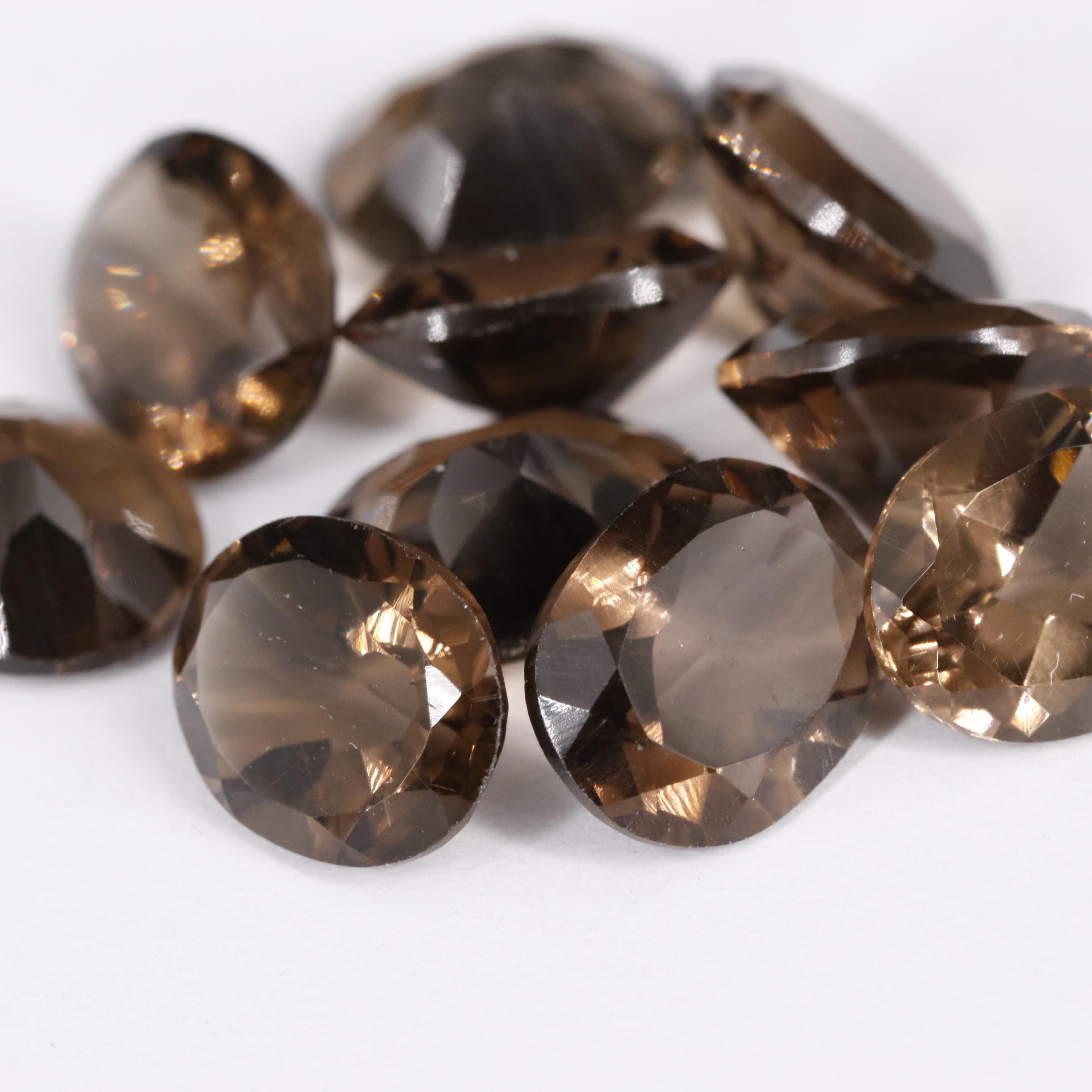 Loose 22.00 CTW Smoky Quartz