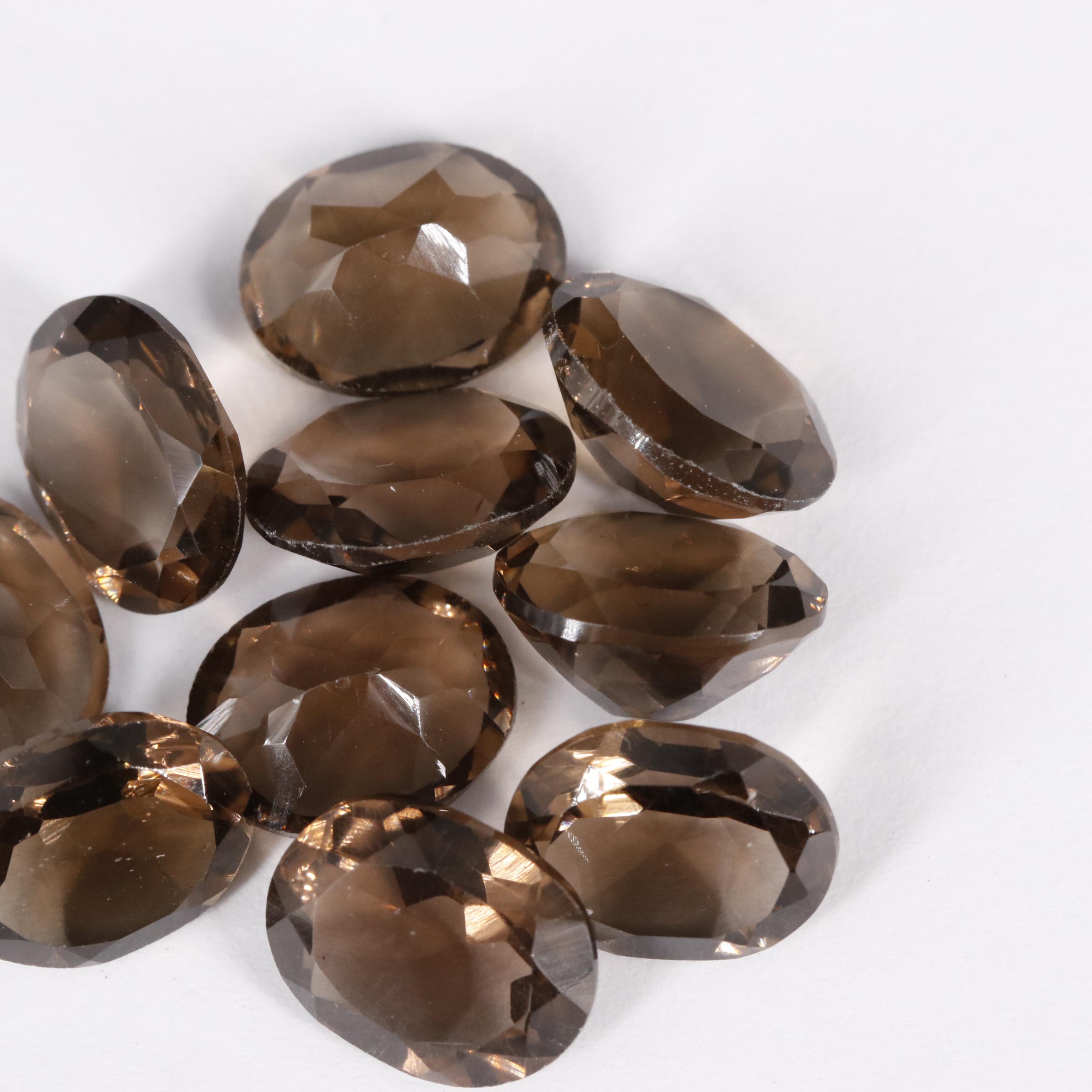 Loose 22.00 CTW Smoky Quartz