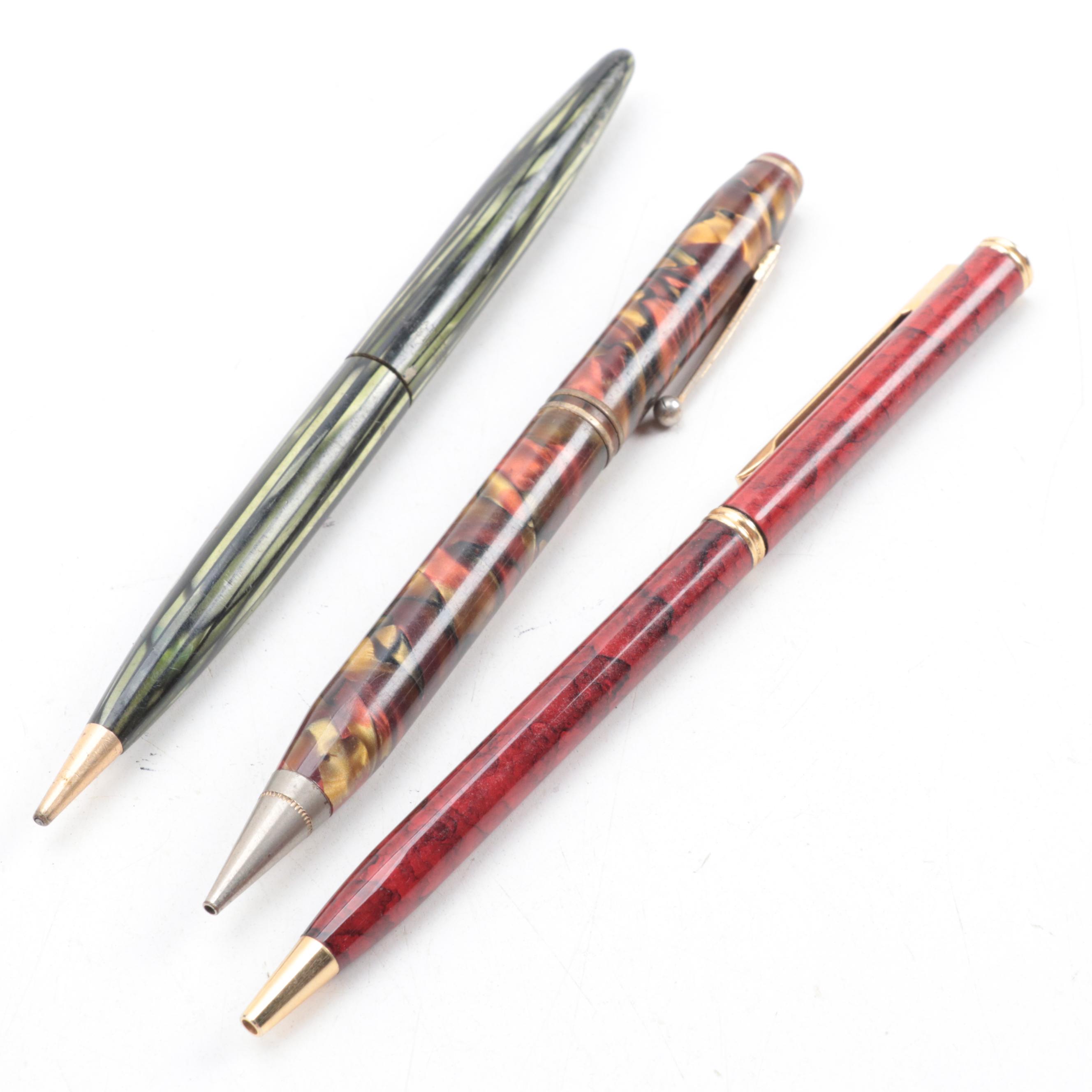 Resin and Metal Pens and Mechanical Pencils