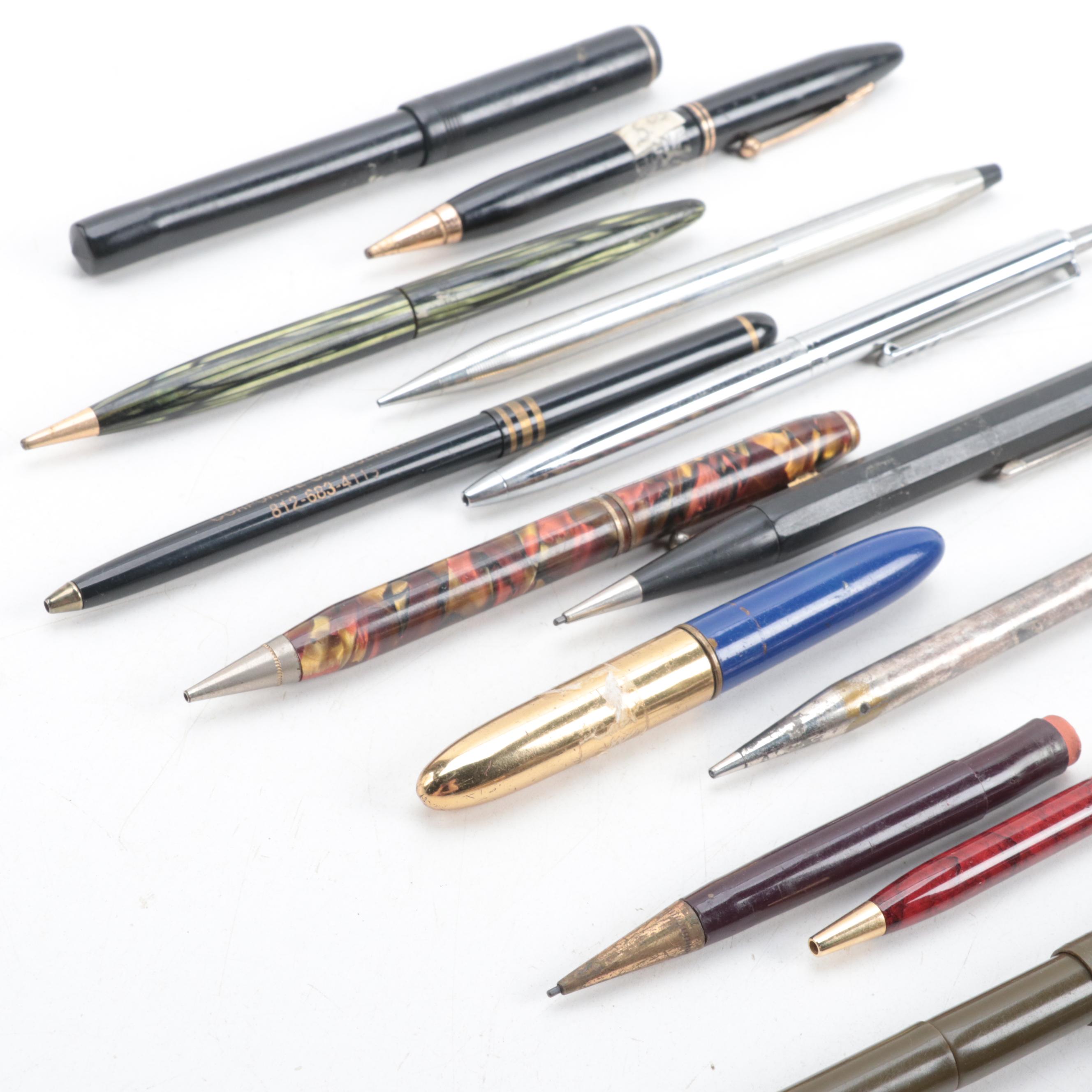 Resin and Metal Pens and Mechanical Pencils