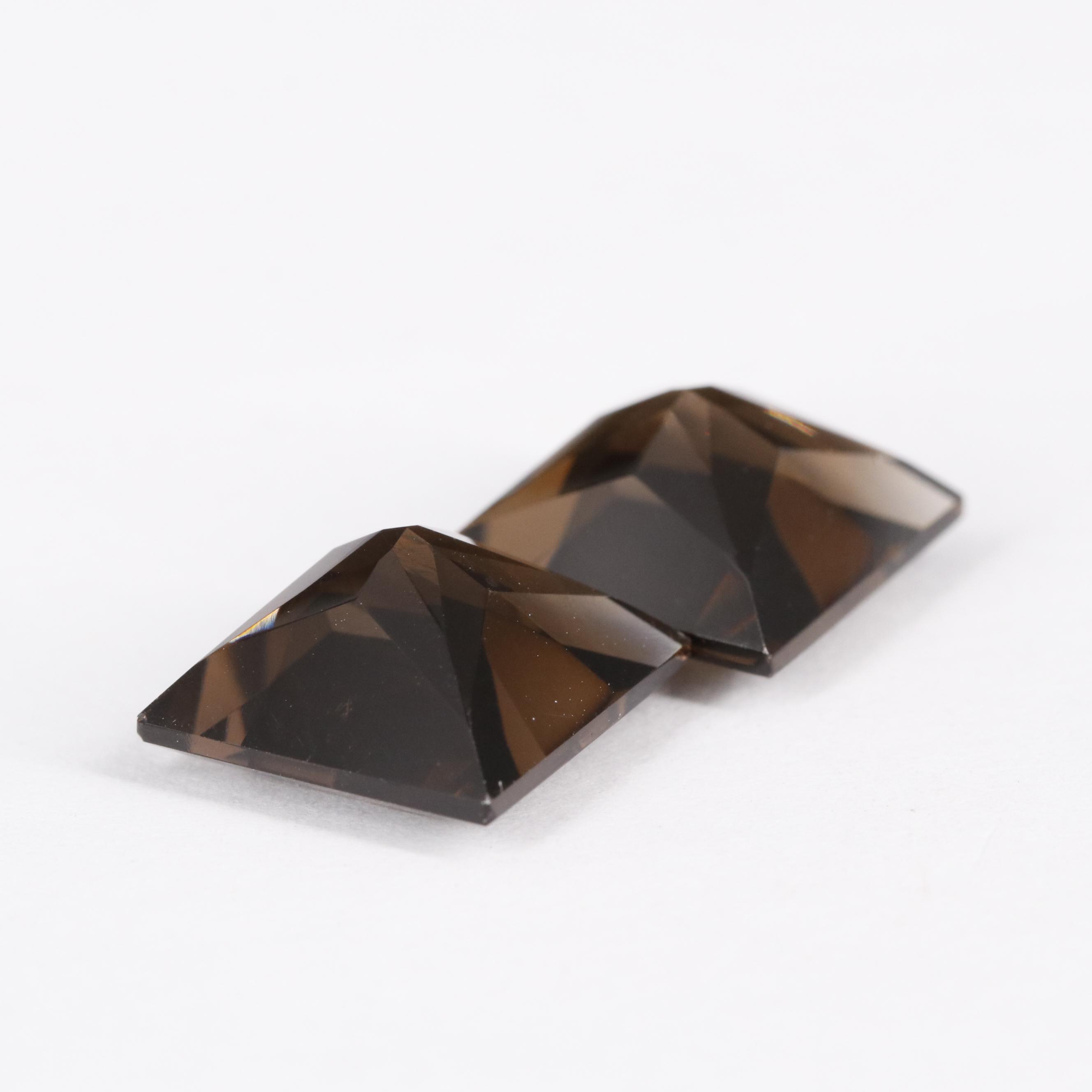 Loose 14.35 CTW Smoky Quartz