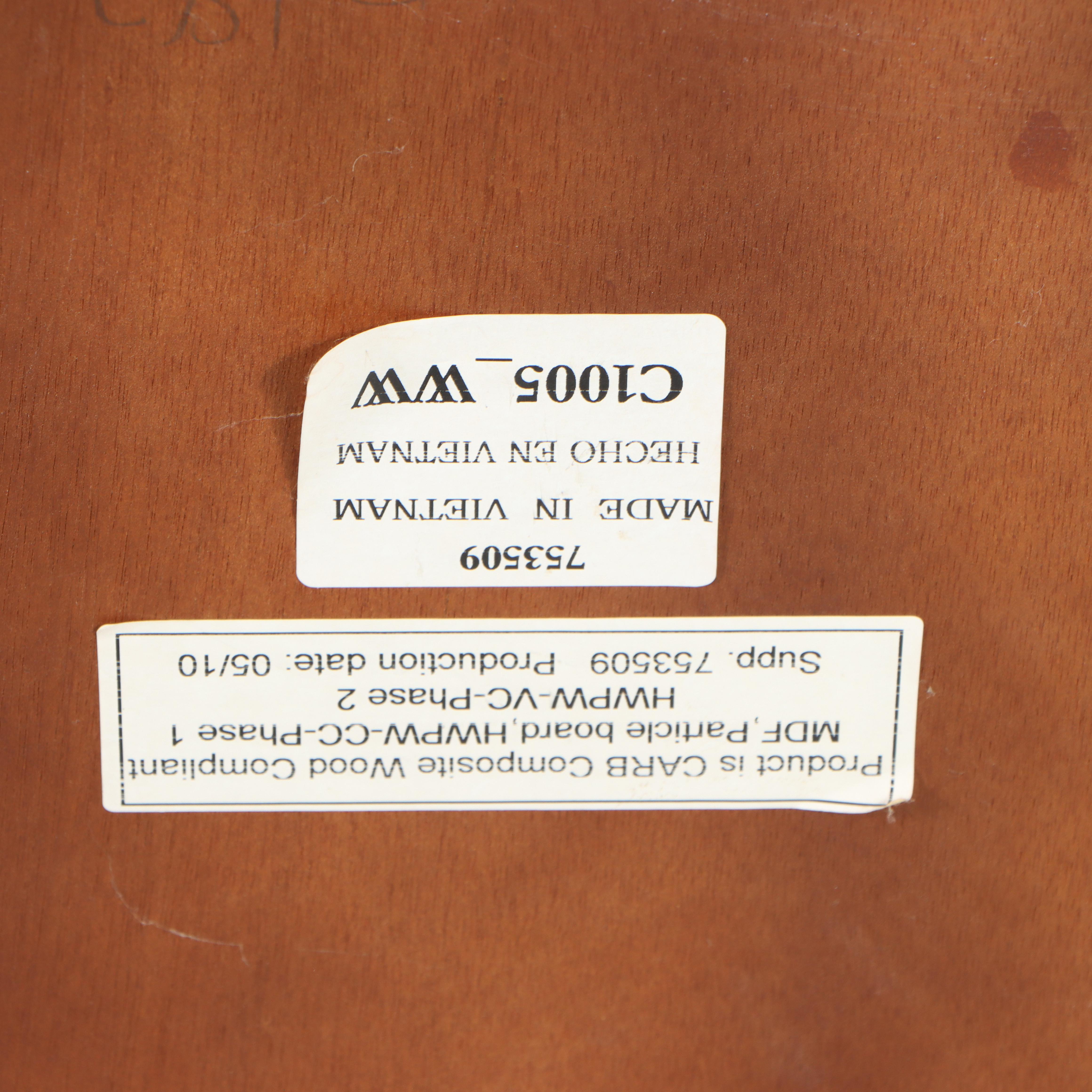 Pair of JCPenny "Linden Street" Arts and Crafts Style Cherrywood Side Tables