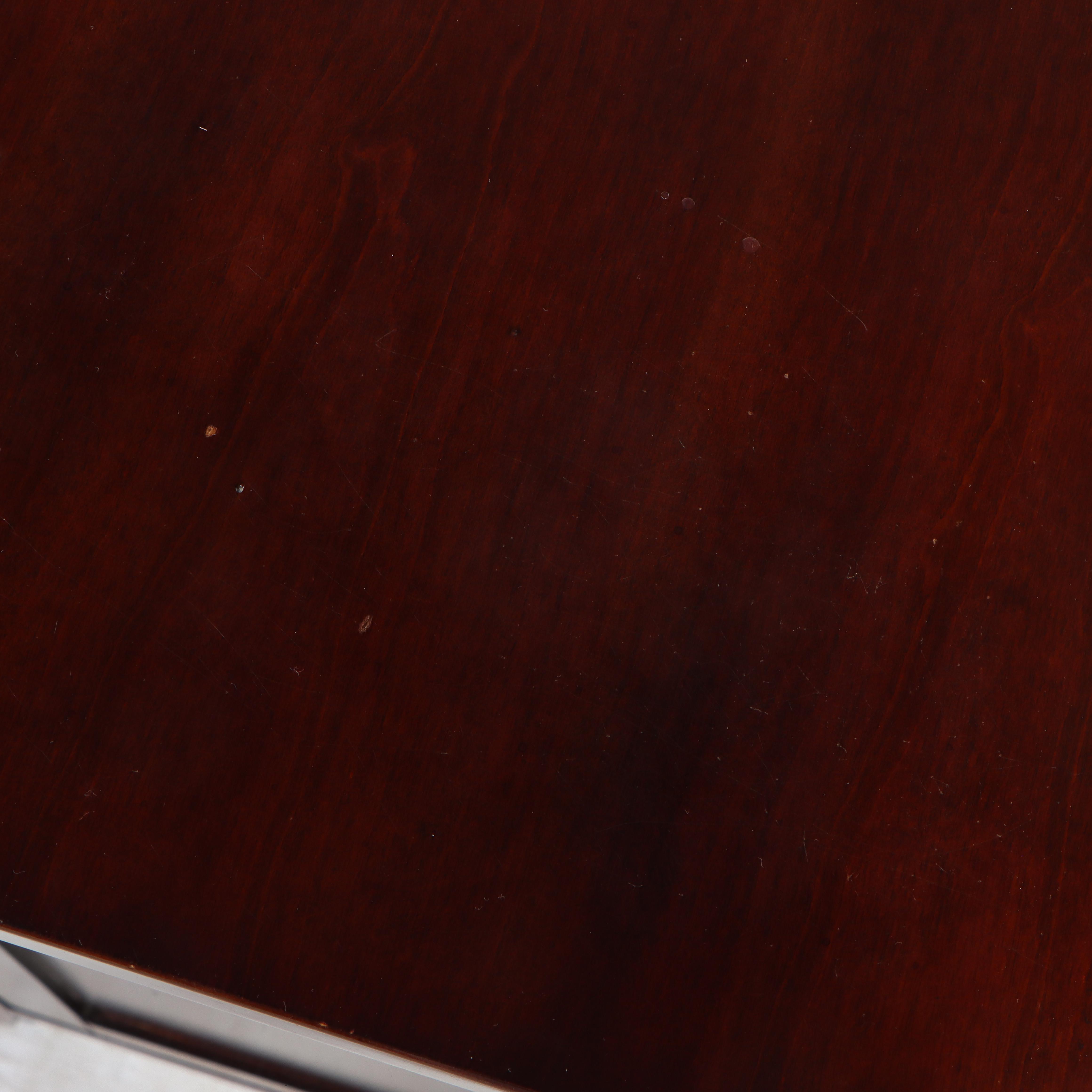 Pair of JCPenny "Linden Street" Arts and Crafts Style Cherrywood Side Tables