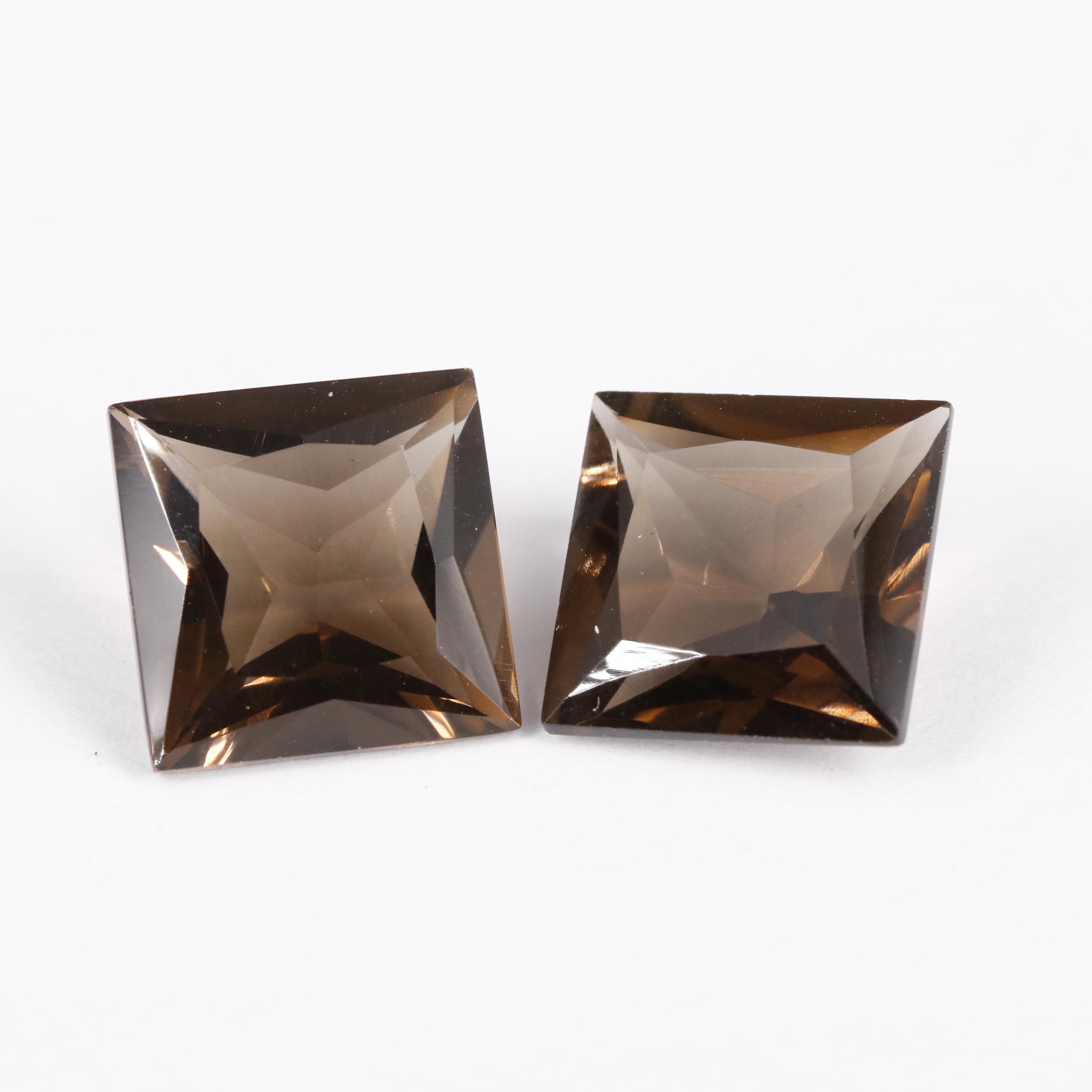 Loose 13.27 CTW Smoky Quartz