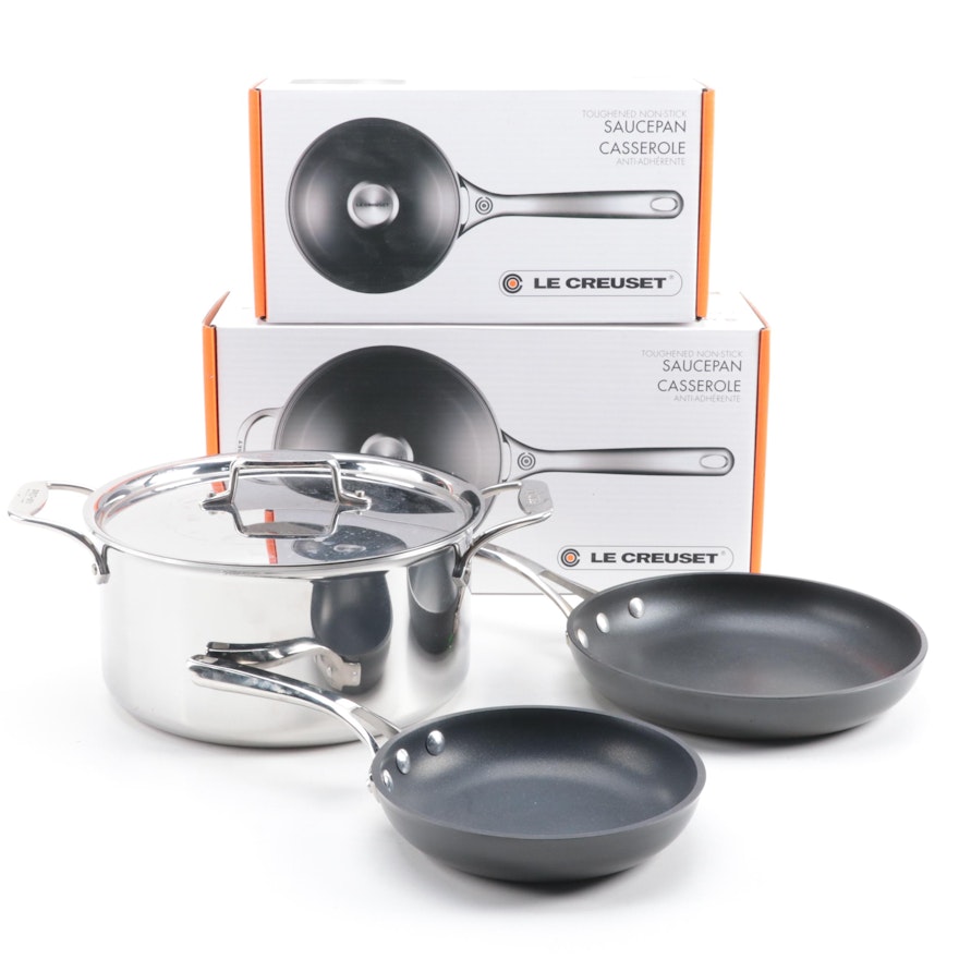 Le Creuset, Williams-Sonoma, and All-Clad Pots and Pans