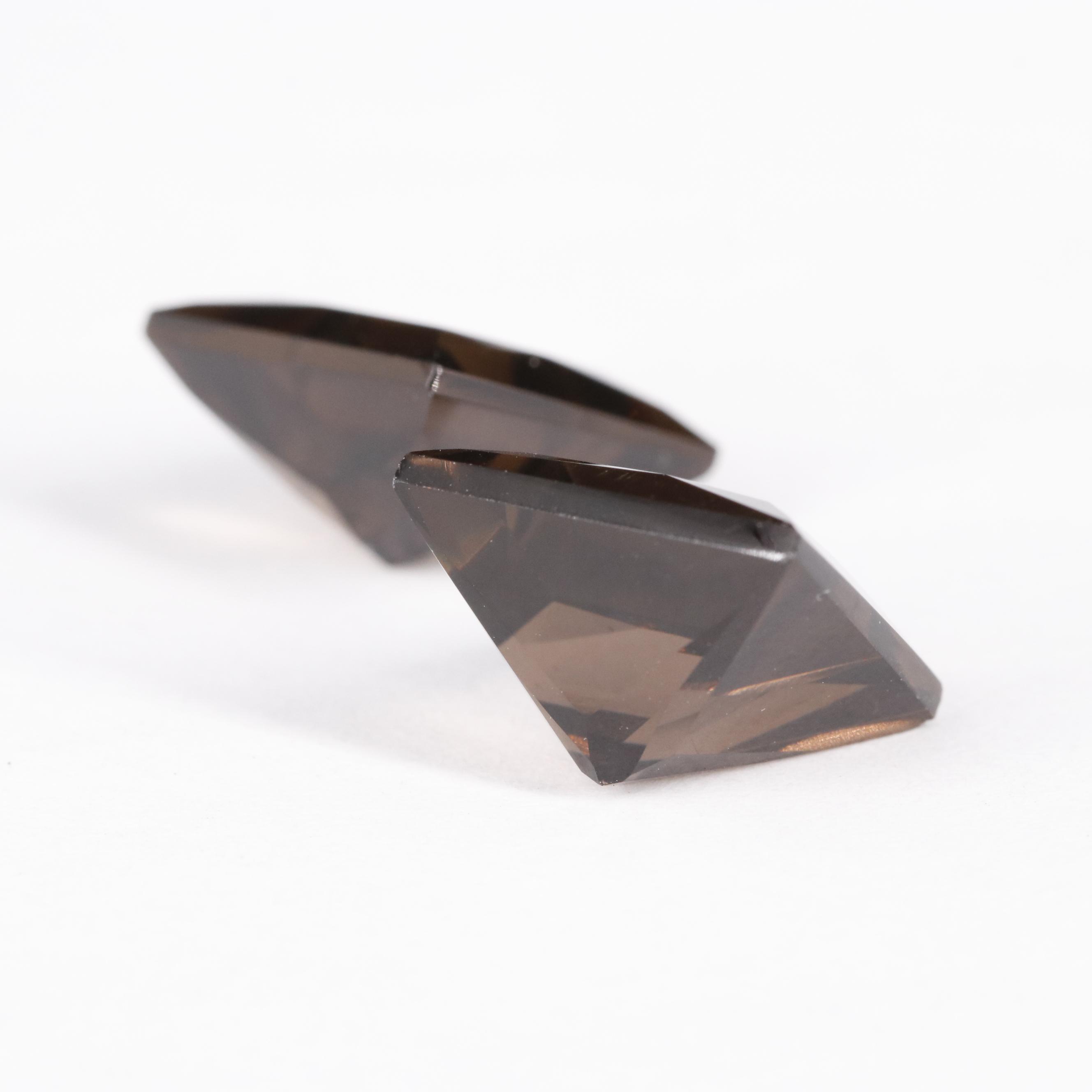 Loose 14.45 CTW Smoky Quartz