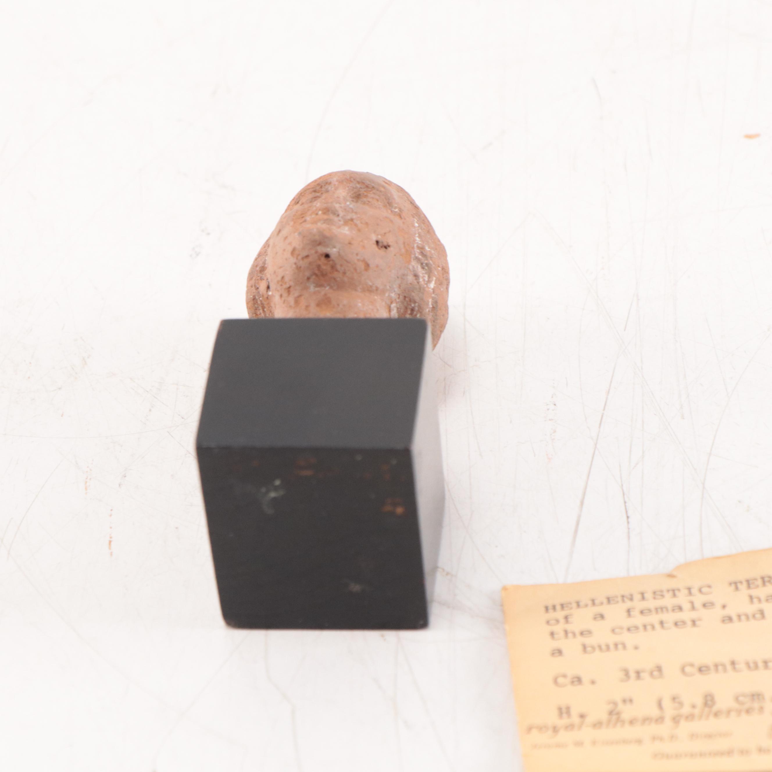 Greek Terracotta Figural Fragment, Hellenistic Period