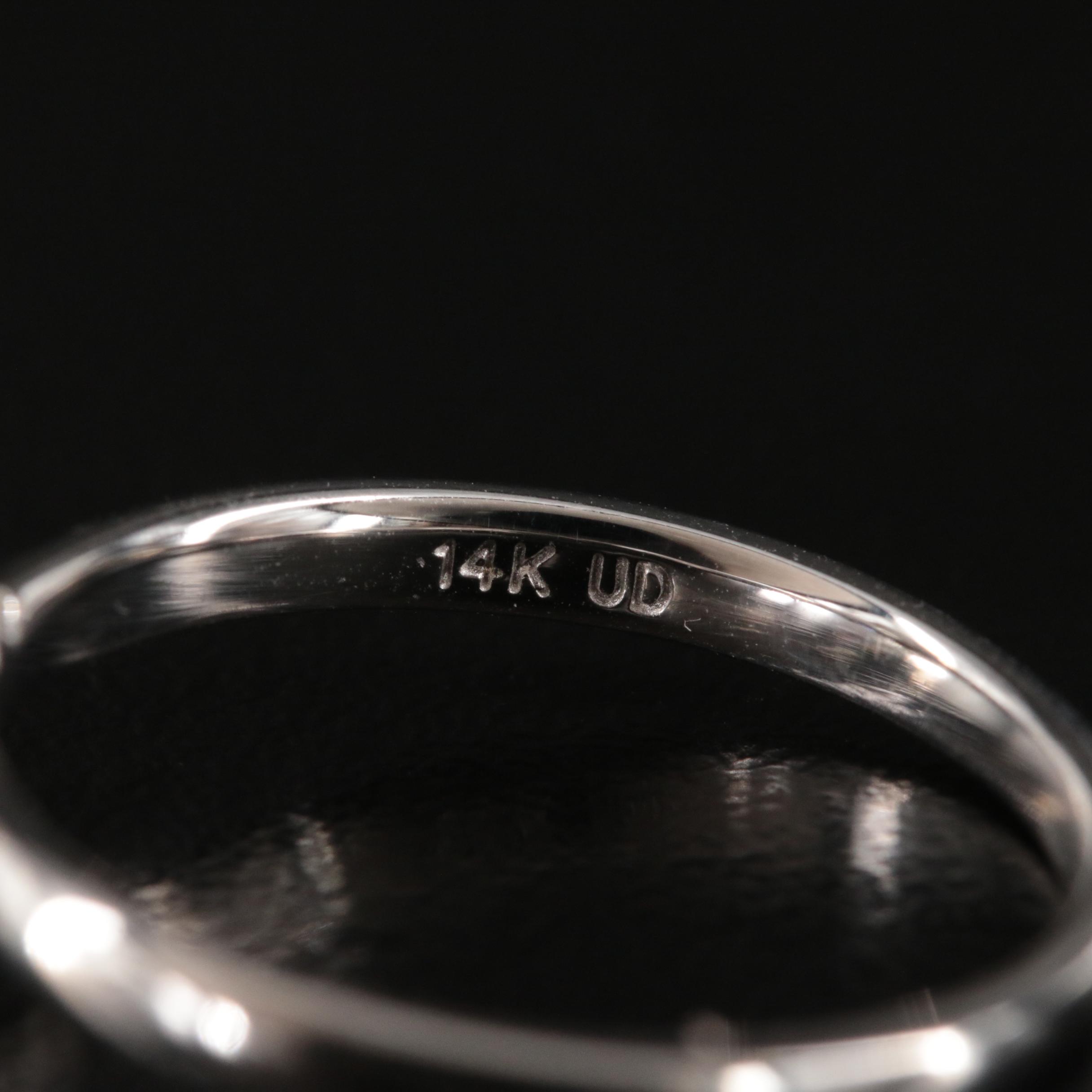 14K 2.11 CT Lab Grown Solitaire Ring