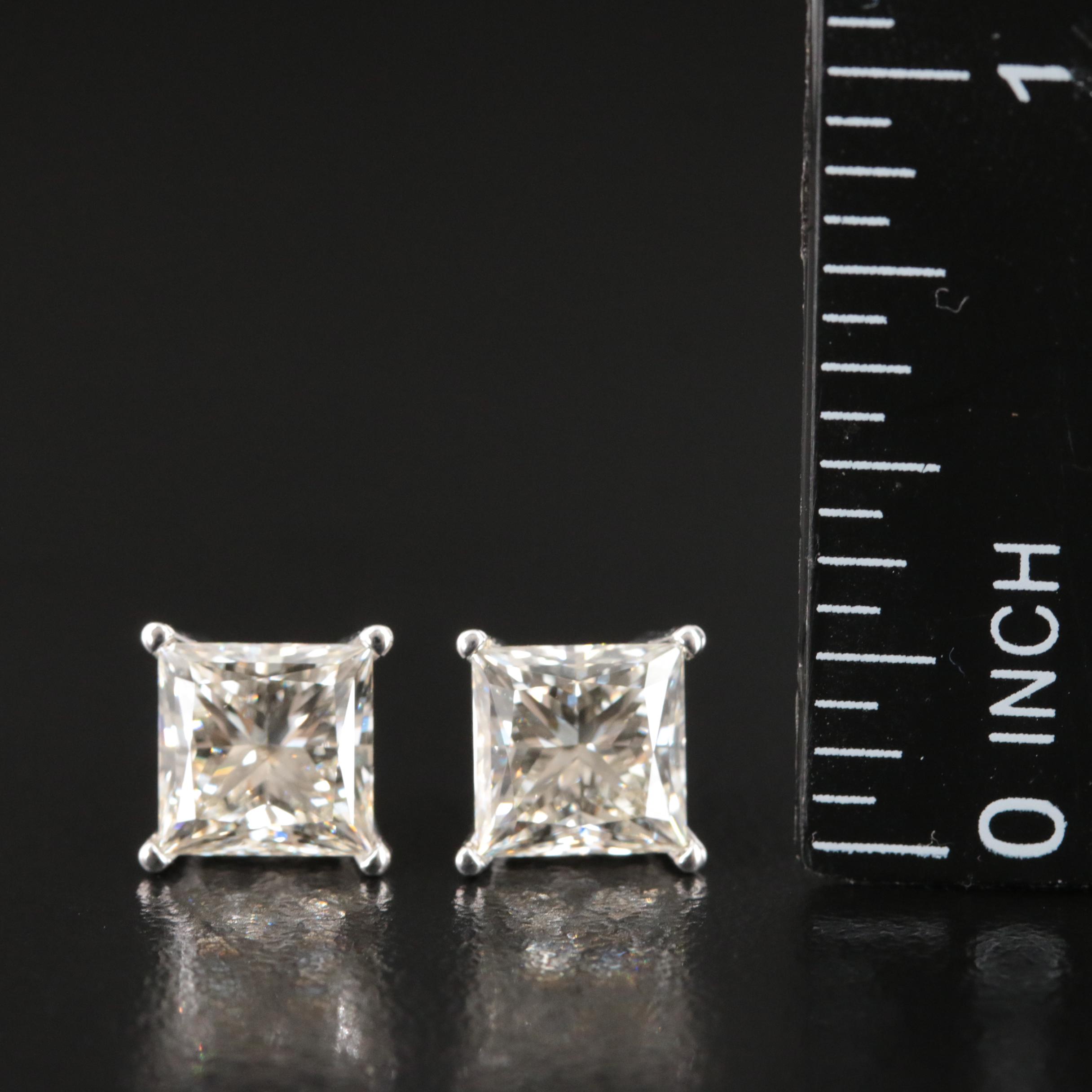 14K 4.13 CTW Lab Grown Diamond Stud Earrings