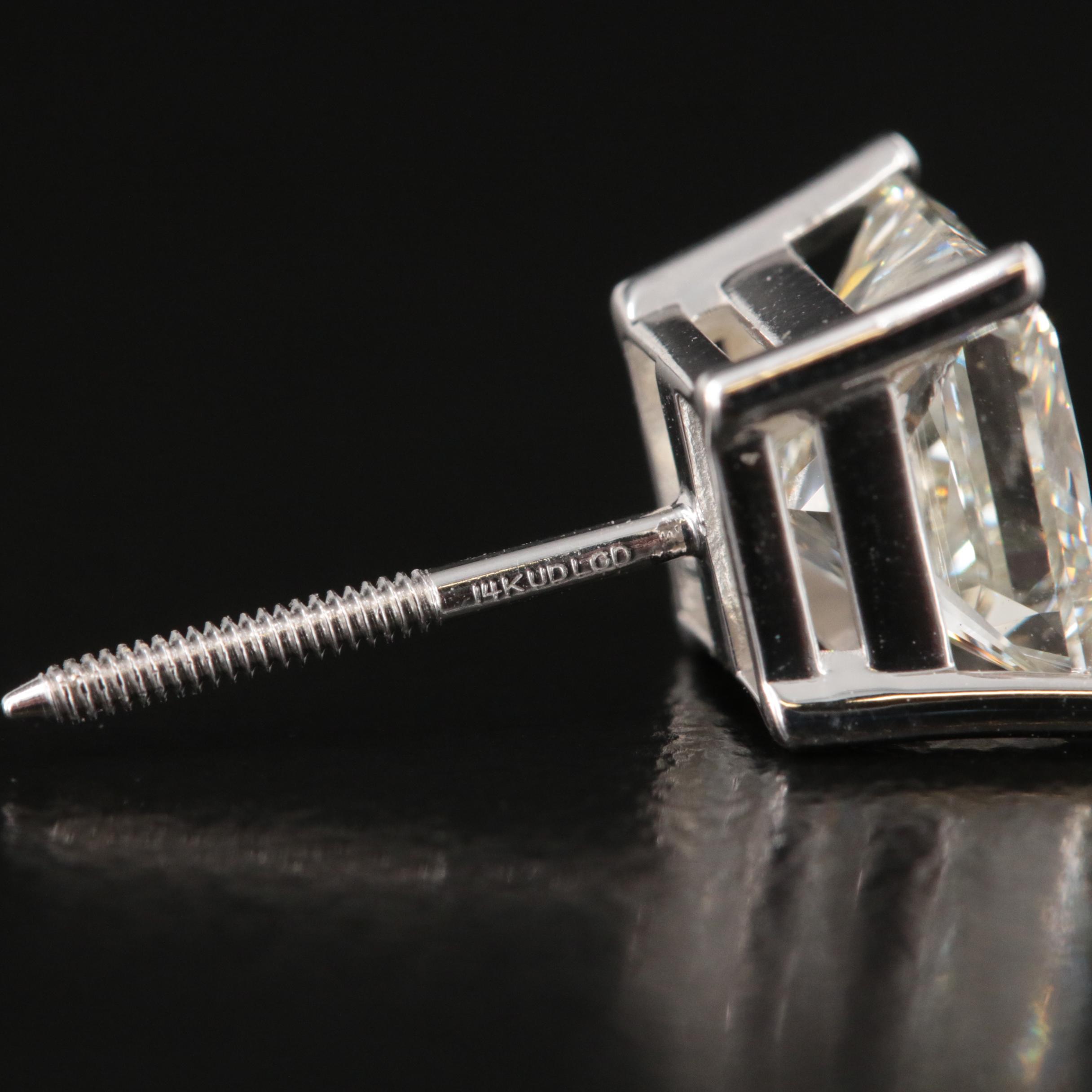 14K 4.13 CTW Lab Grown Diamond Stud Earrings