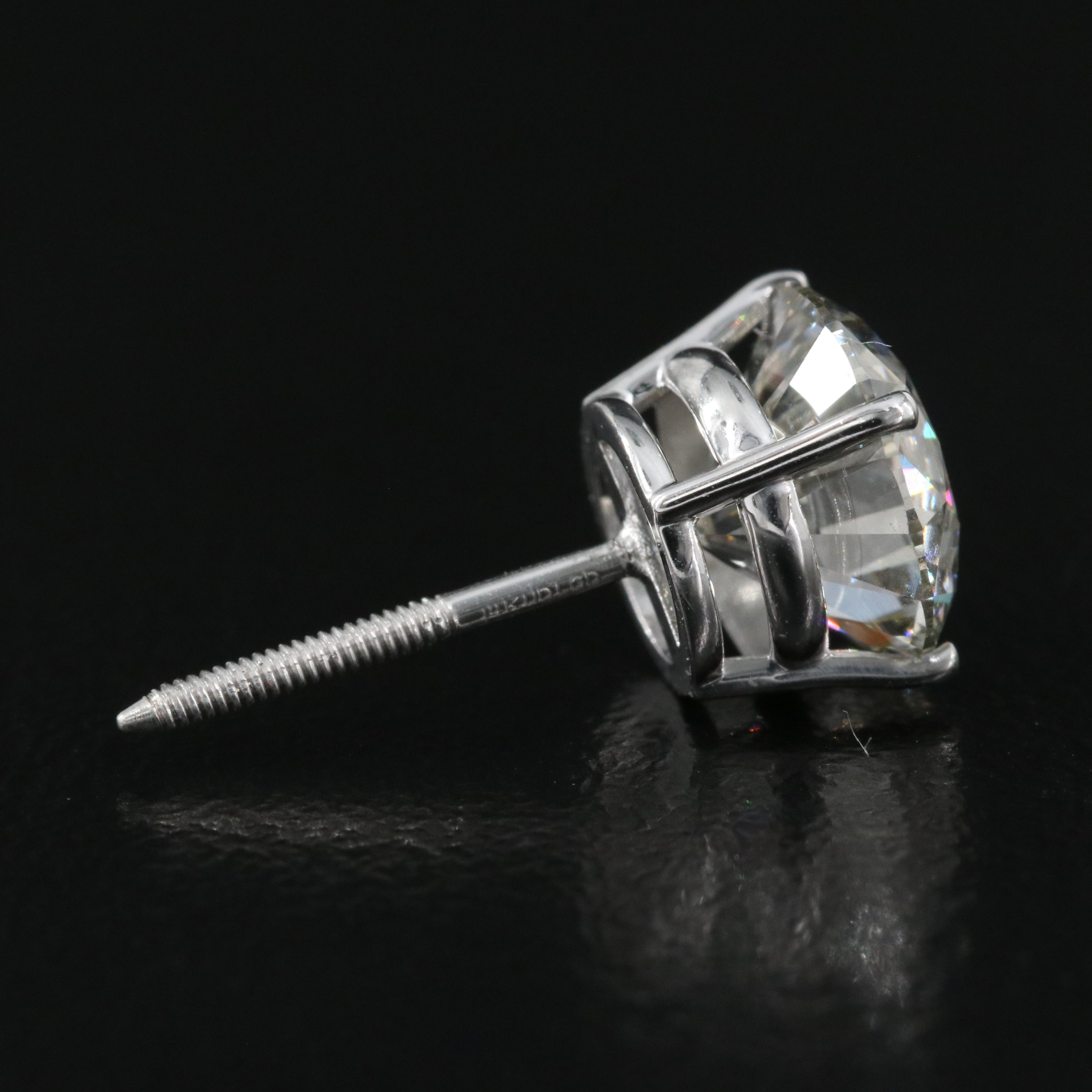 14K 4.06 CTW Lab Grown Diamond Stud Earrings