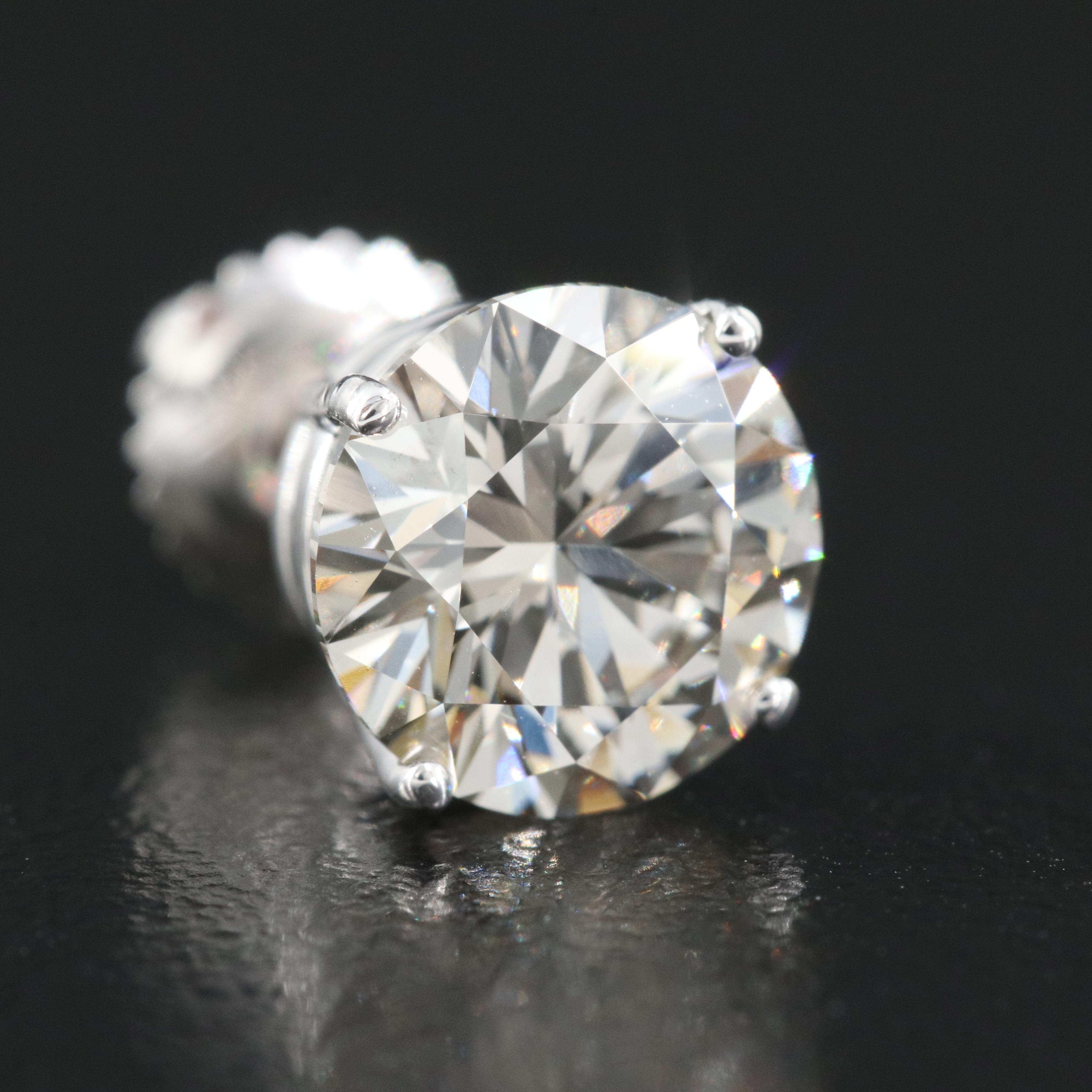14K 4.06 CTW Lab Grown Diamond Stud Earrings