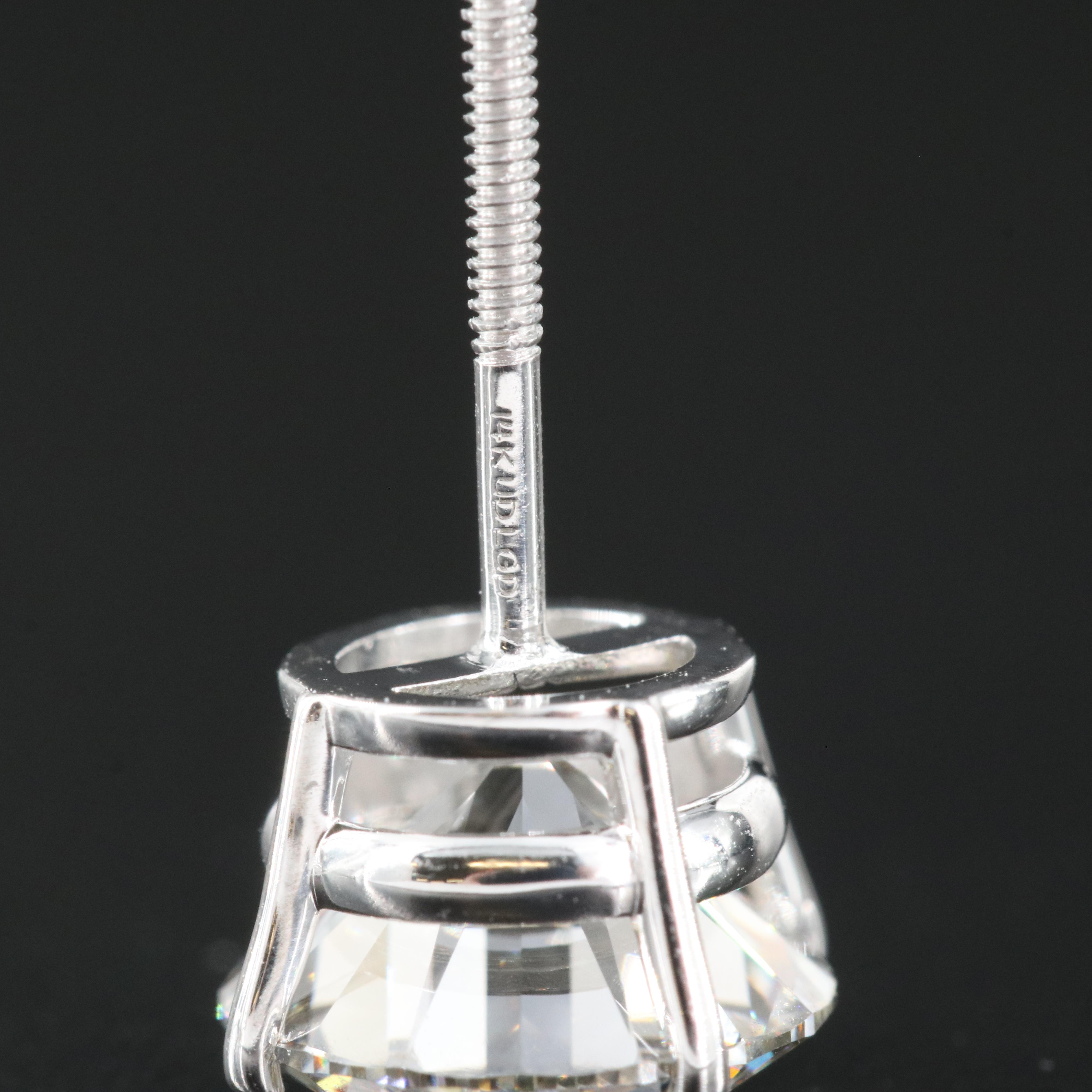 14K 4.06 CTW Lab Grown Diamond Stud Earrings