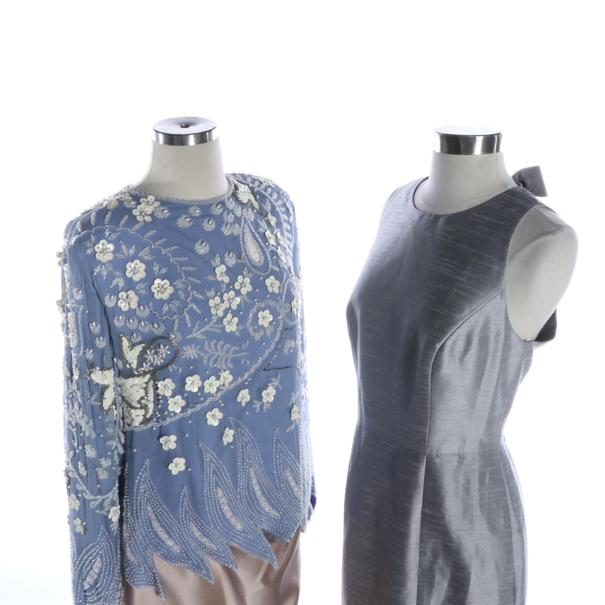 Alfred Sung Evening Dress, Belle Badgley Mischka Skirt and Roche de Paris Top