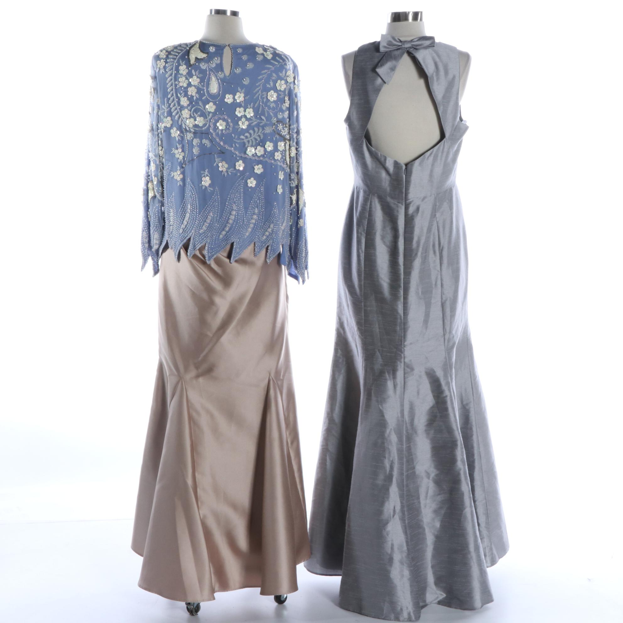 Alfred Sung Evening Dress, Belle Badgley Mischka Skirt and Roche de Paris Top