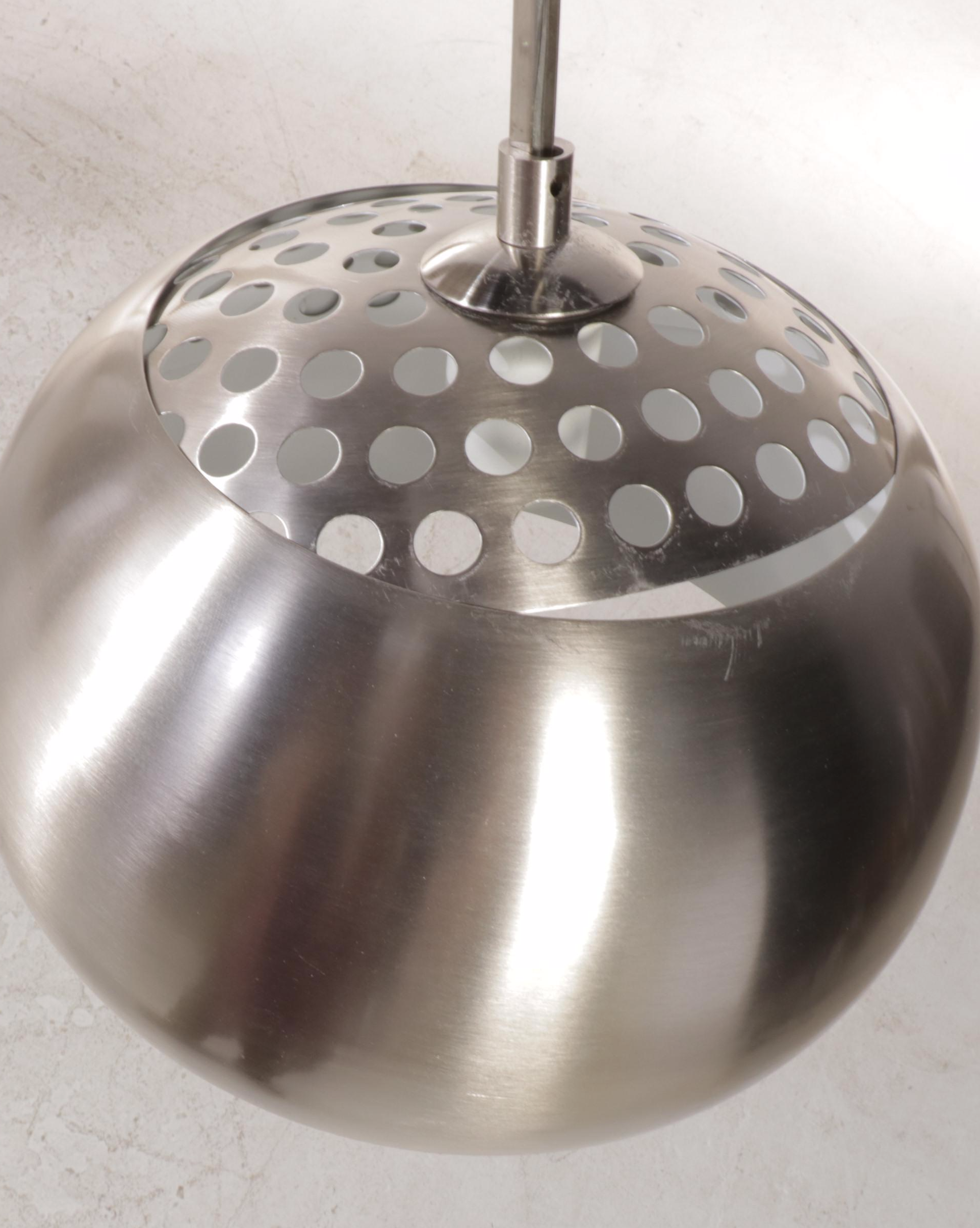 Modern Arc Chromed Metal and Marble Base Floor Lamp