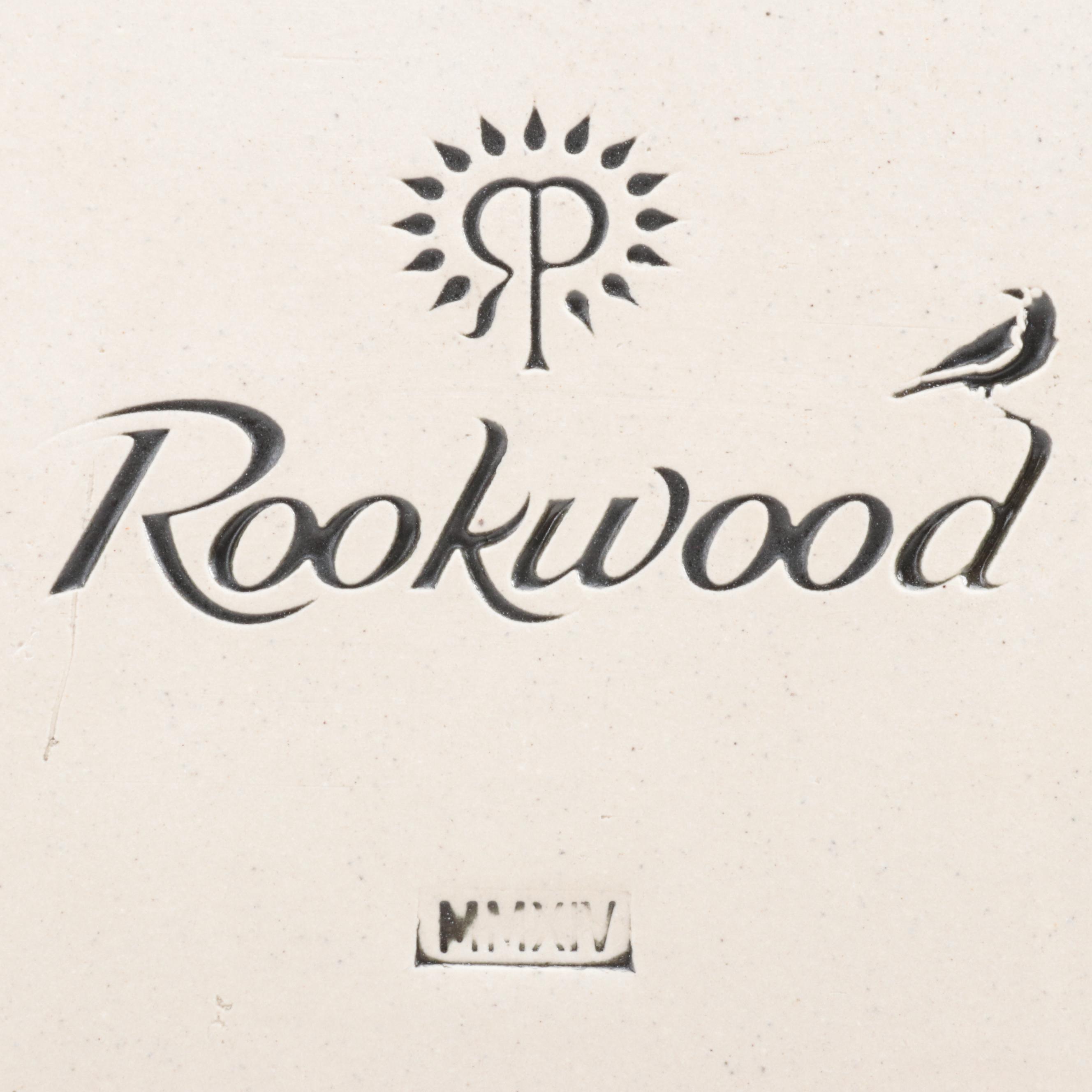 Rookwood Pottery Blue Jay and Tulip Motif Tiles