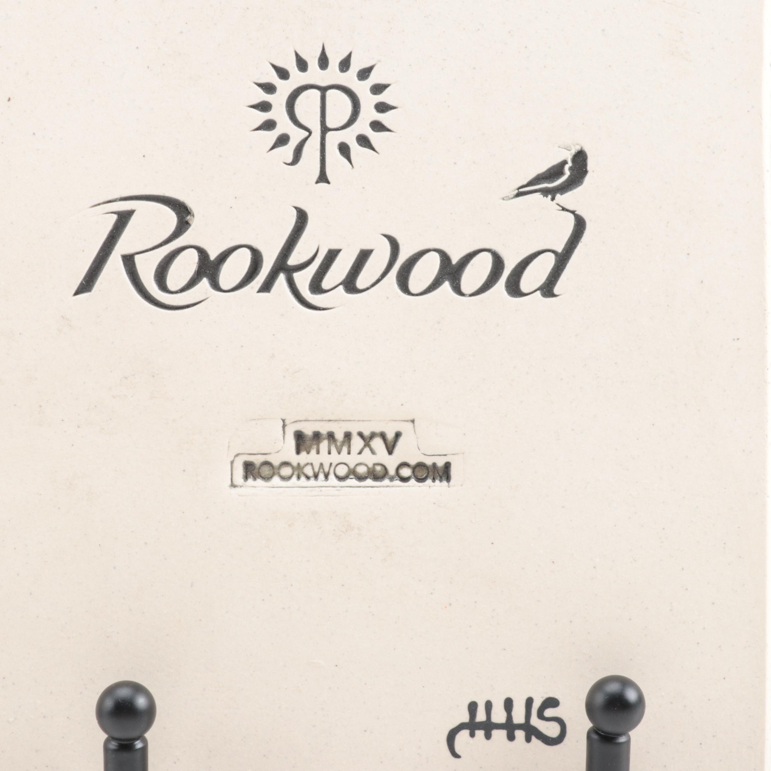 Rookwood Pottery Glazed Ceramic Floral Tiles