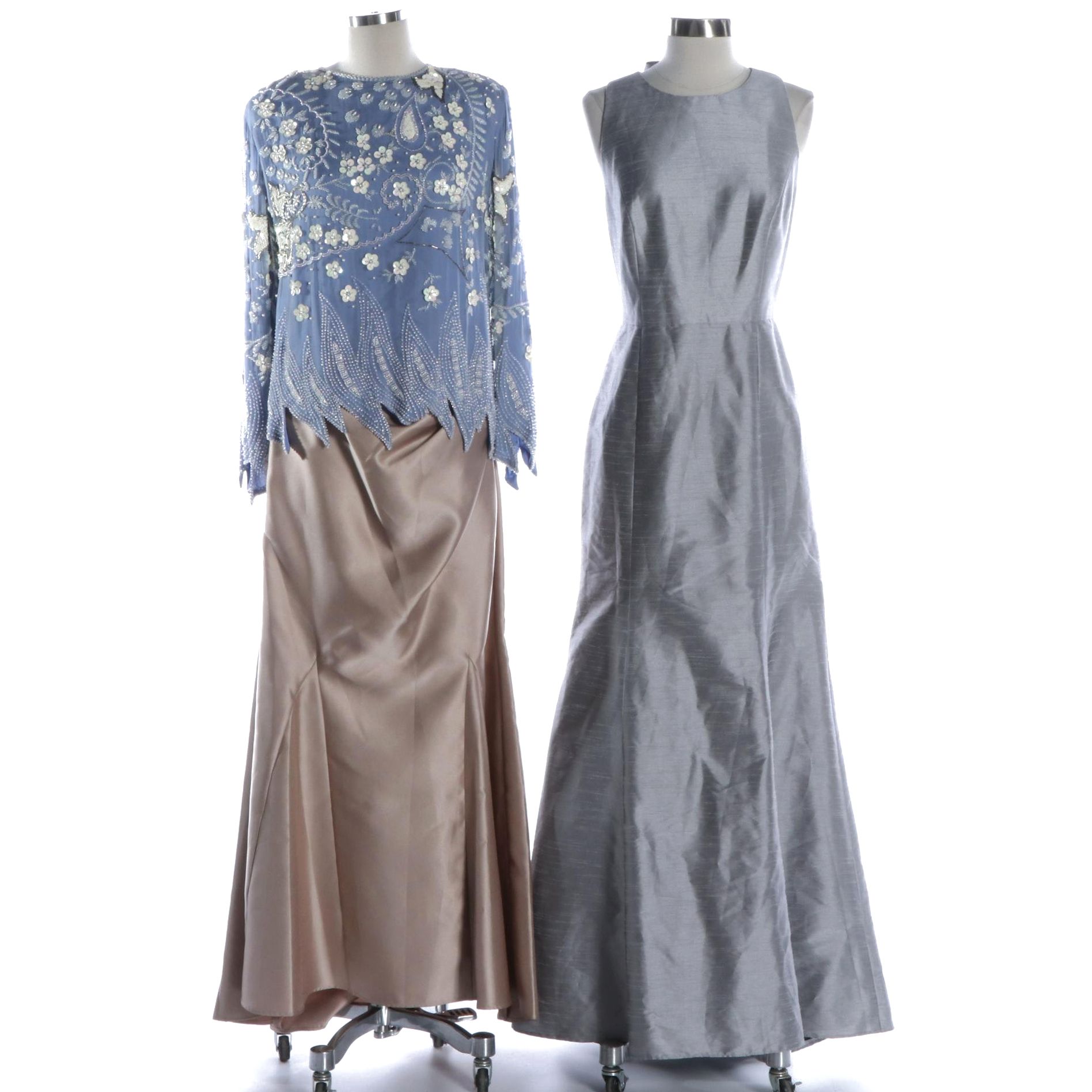 Alfred Sung Evening Dress, Belle Badgley Mischka Skirt and Roche de Paris Top