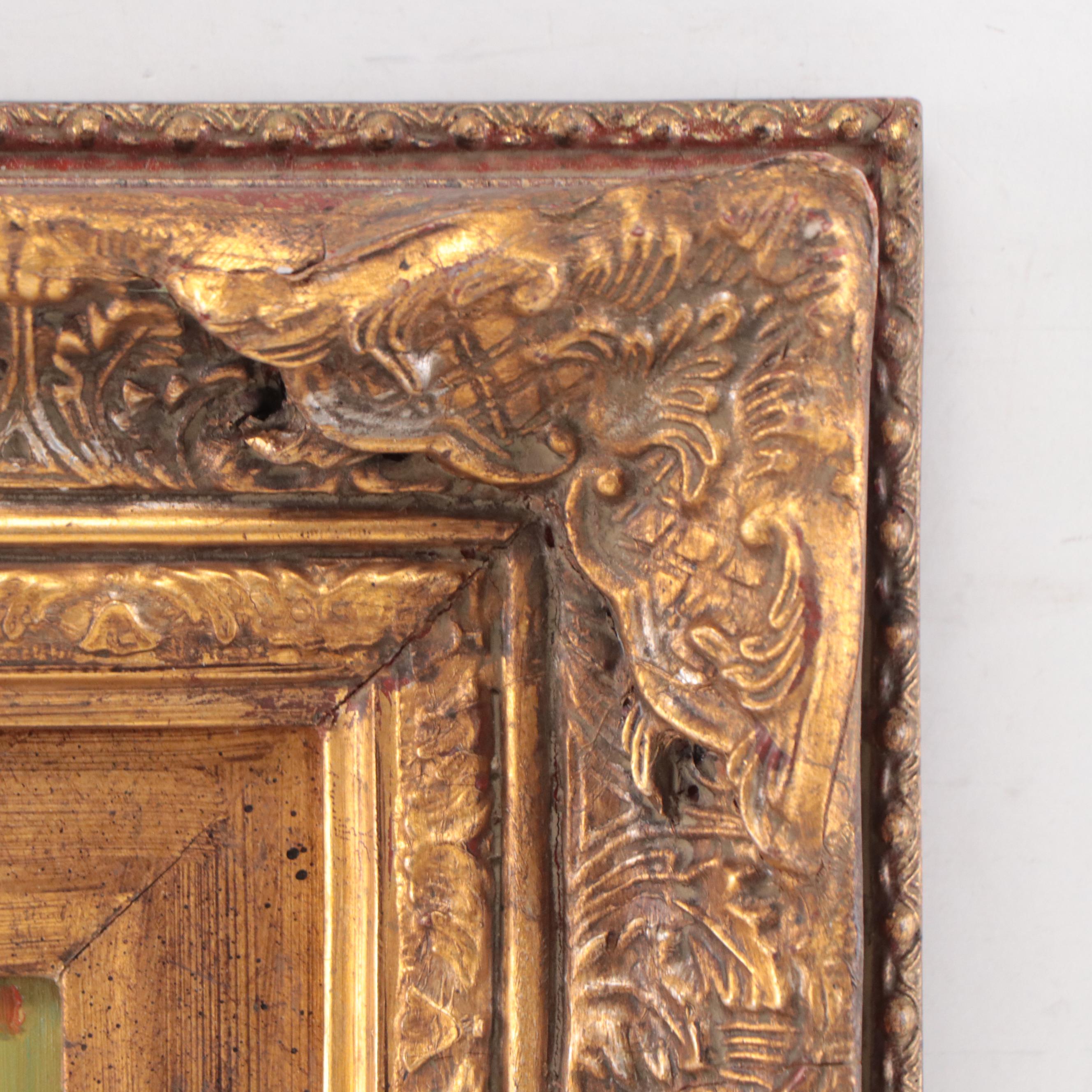 T. E. Pencke Oil Painting After Maurice Prendergast "The Grand Canal"