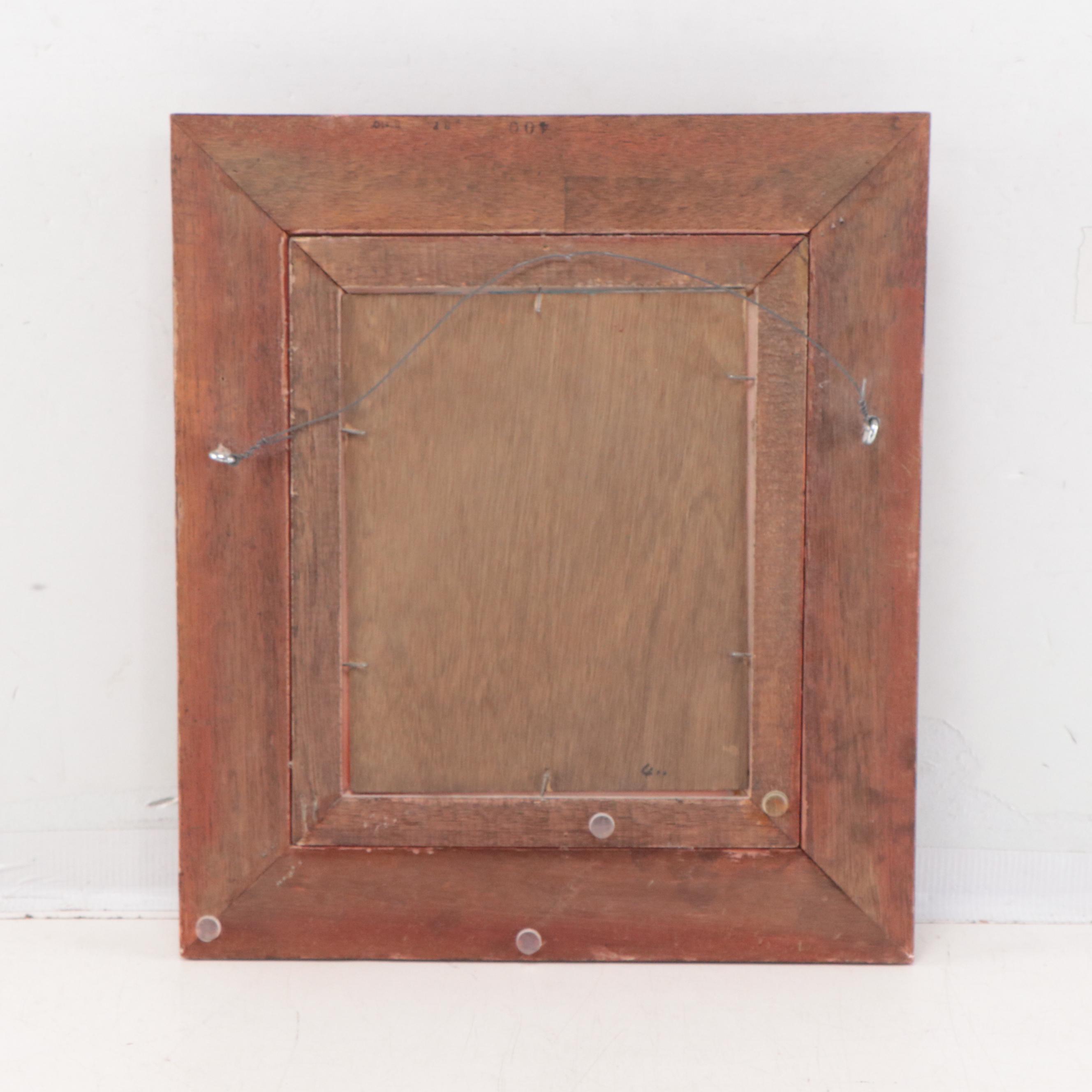 T. E. Pencke Oil Painting After Maurice Prendergast "The Grand Canal"