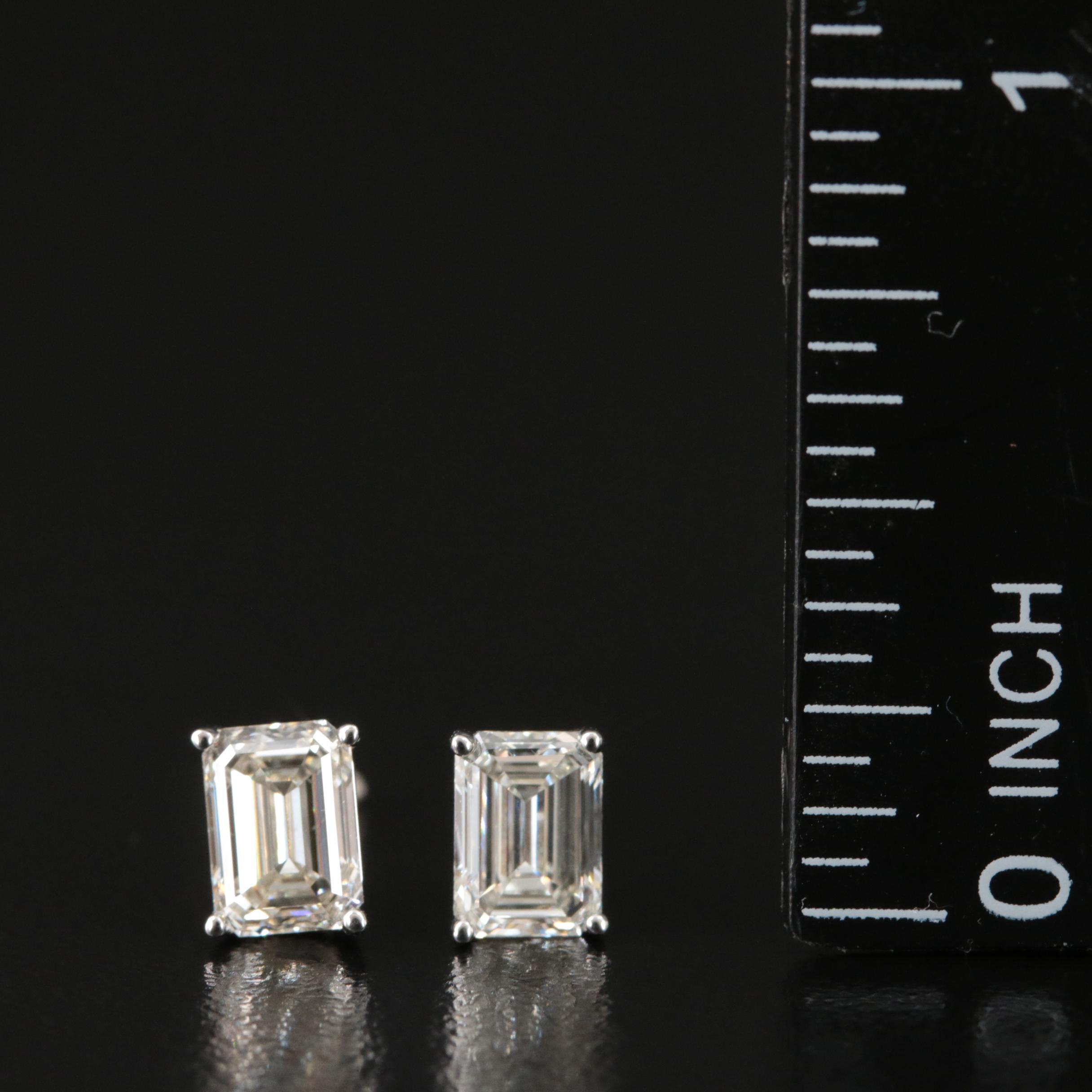 14K 1.58 CTW Lab Grown Diamond Stud Earrings