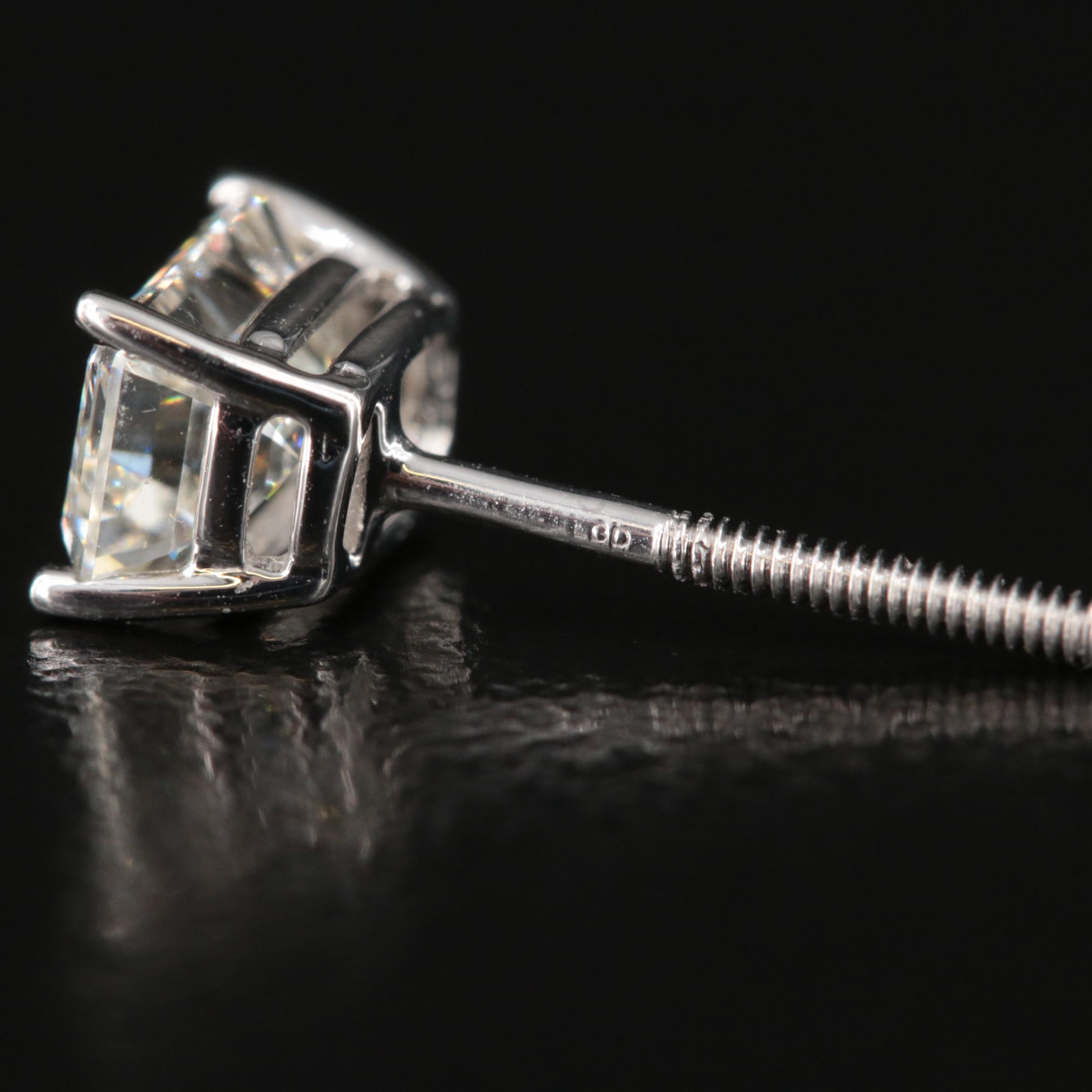 14K 1.58 CTW Lab Grown Diamond Stud Earrings