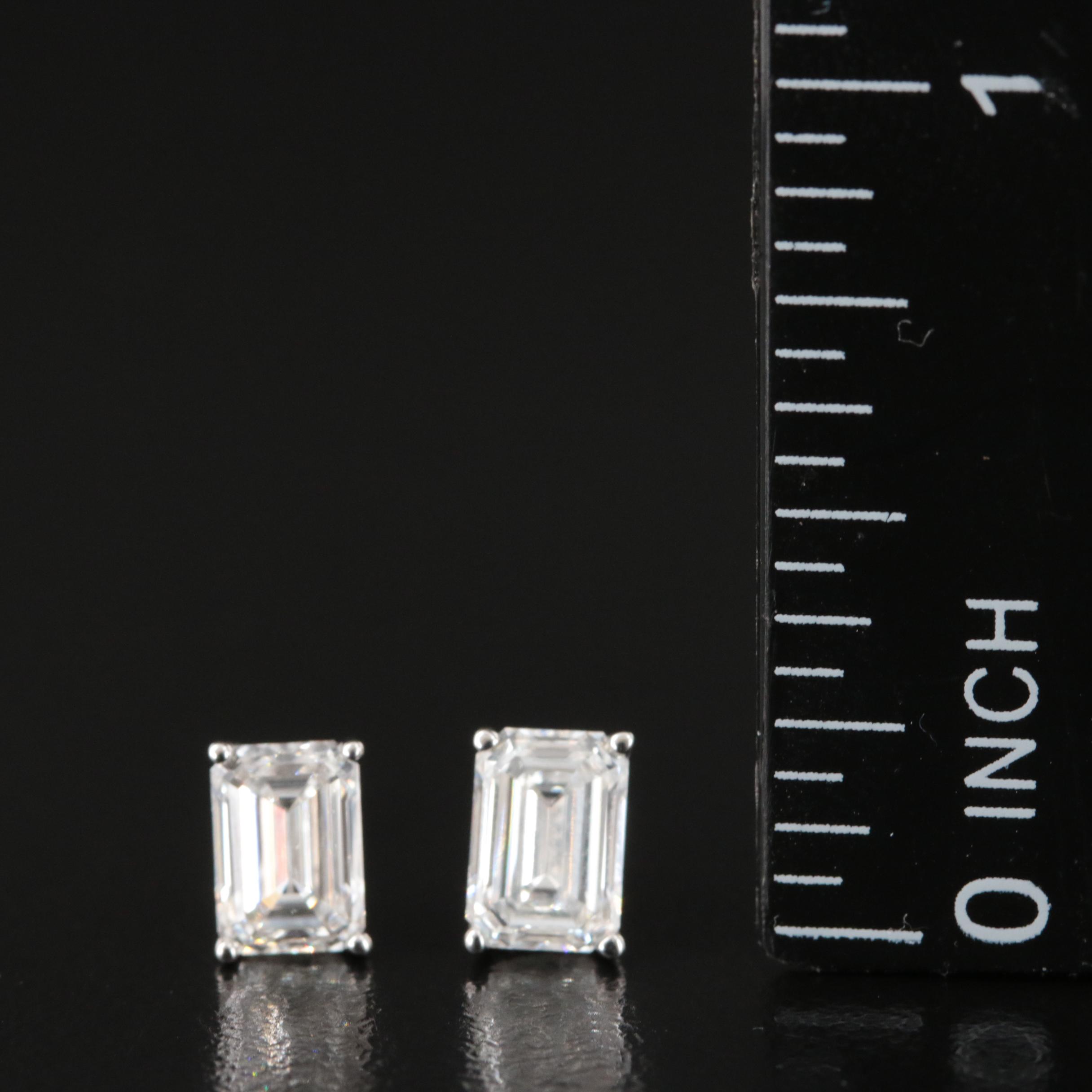 14K 1.59 CTW Lab Grown Diamond Stud Earrings