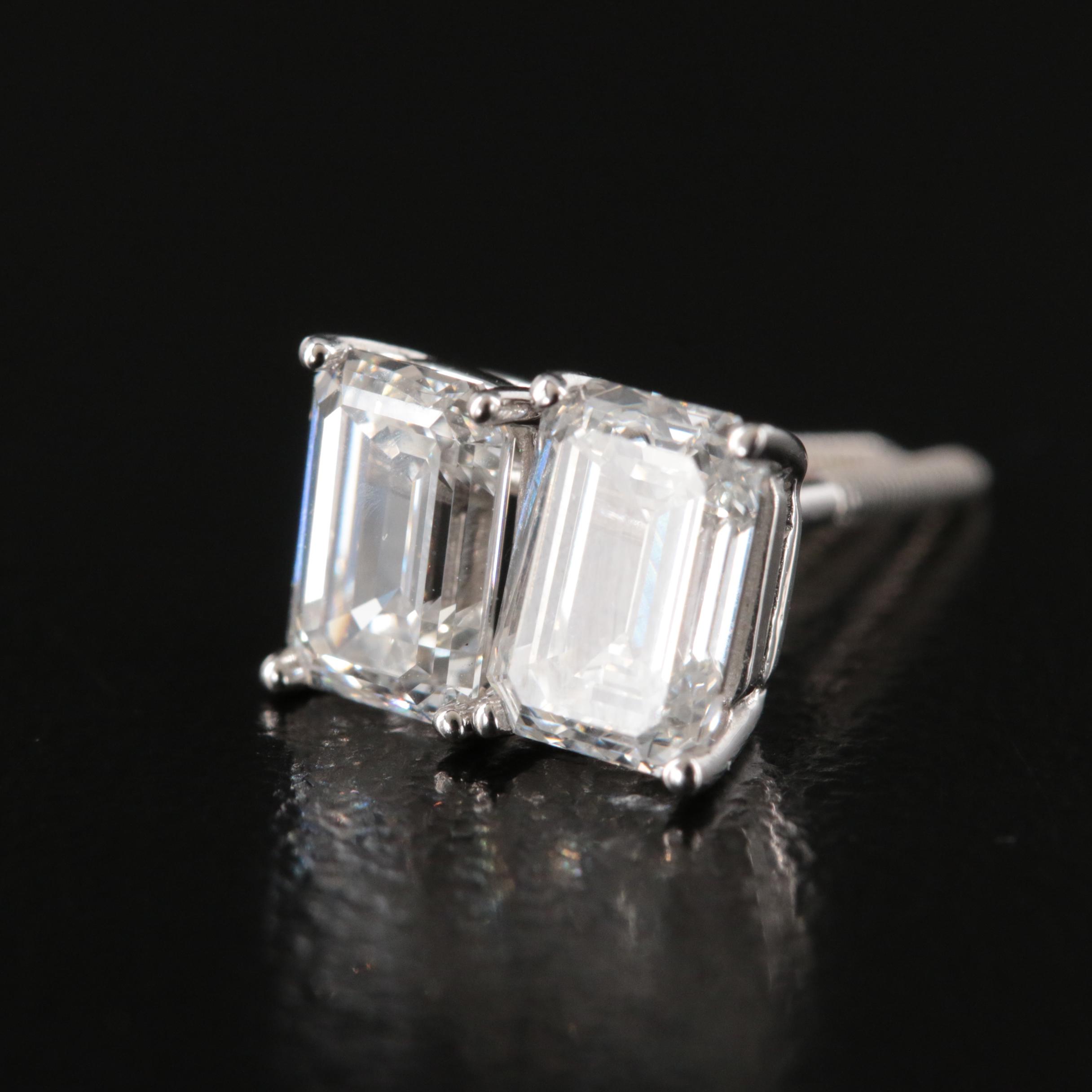 14K 1.59 CTW Lab Grown Diamond Stud Earrings