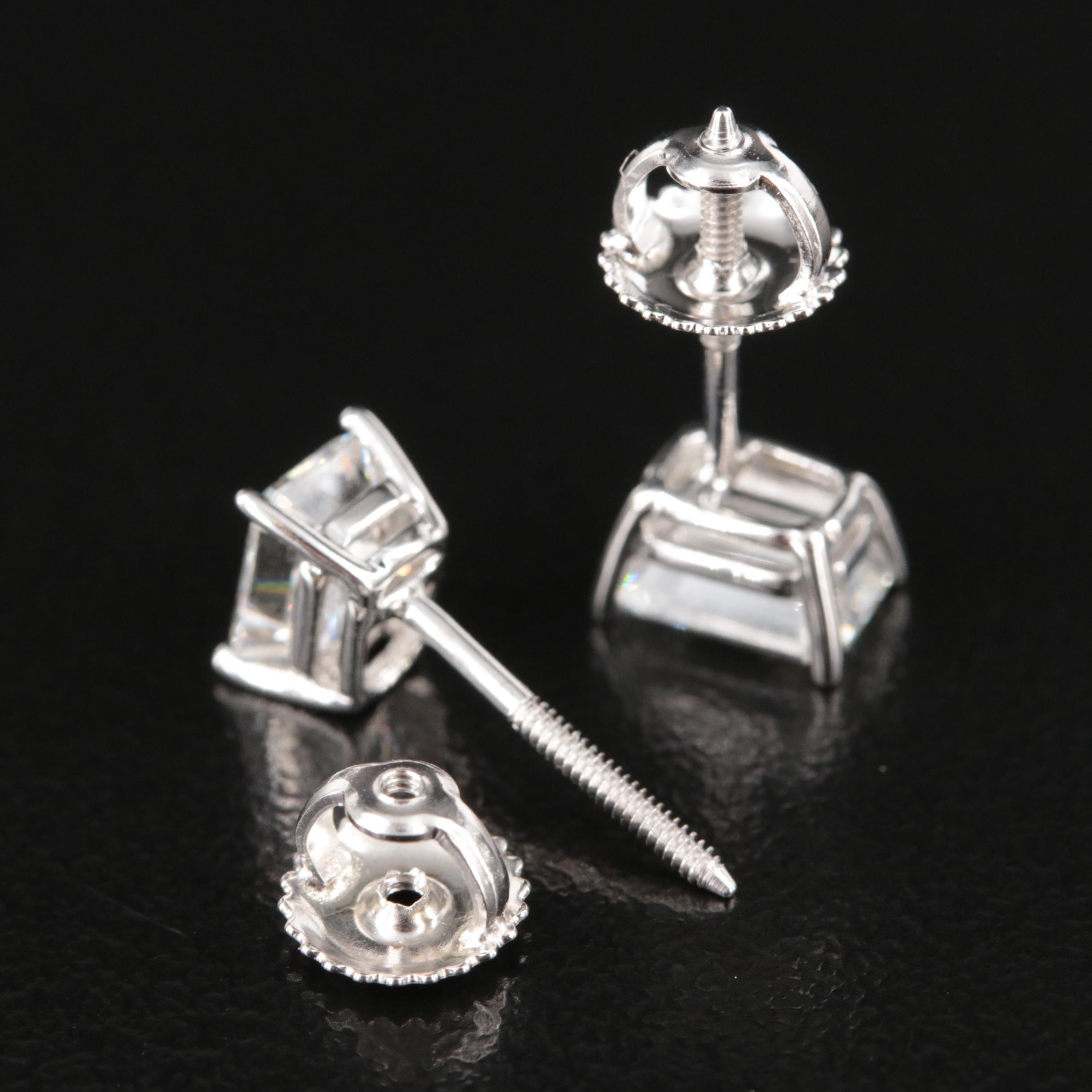 14K 1.59 CTW Lab Grown Diamond Stud Earrings