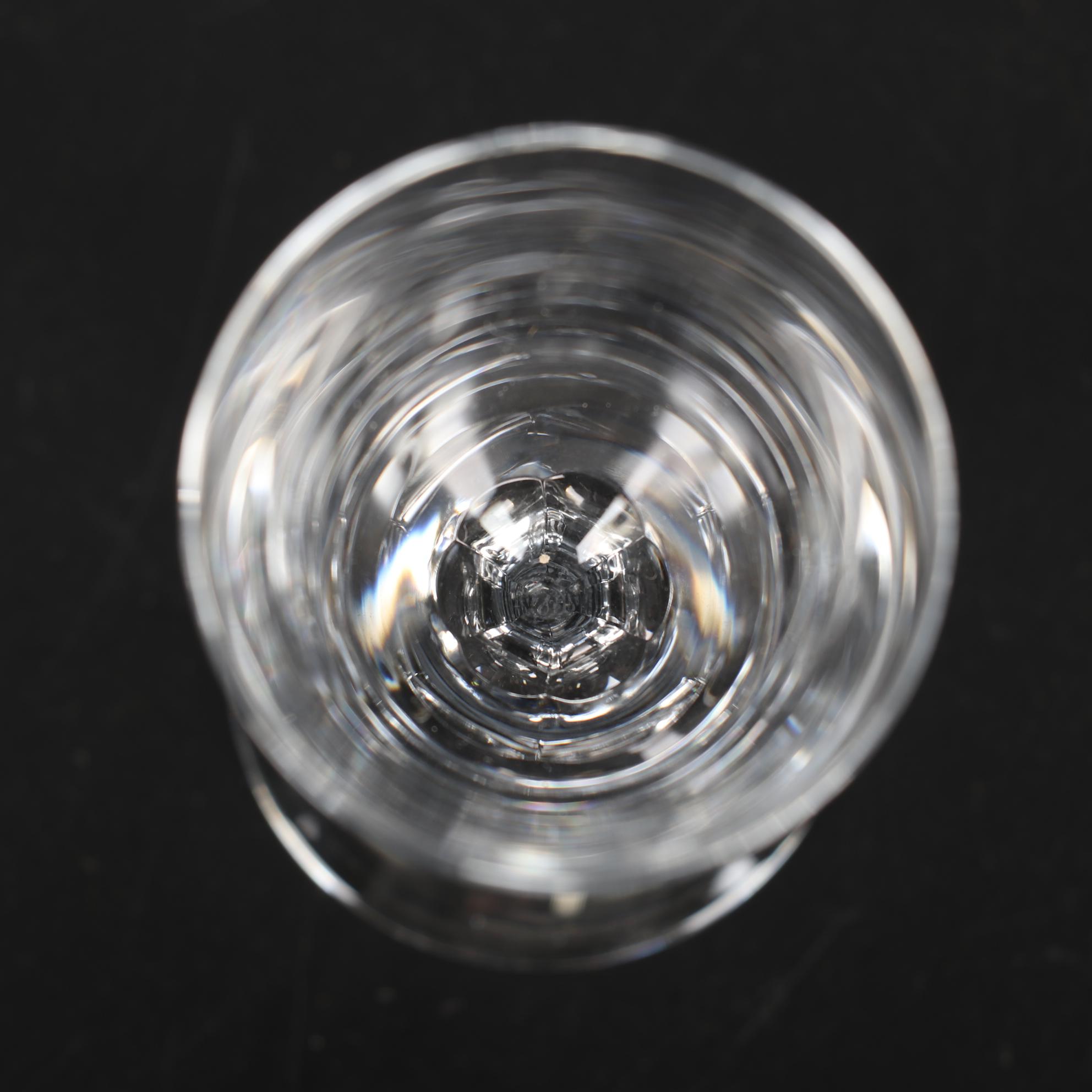 Baccarat "Coppelia" Crystal Cordial Glasses, Mid-20th Century