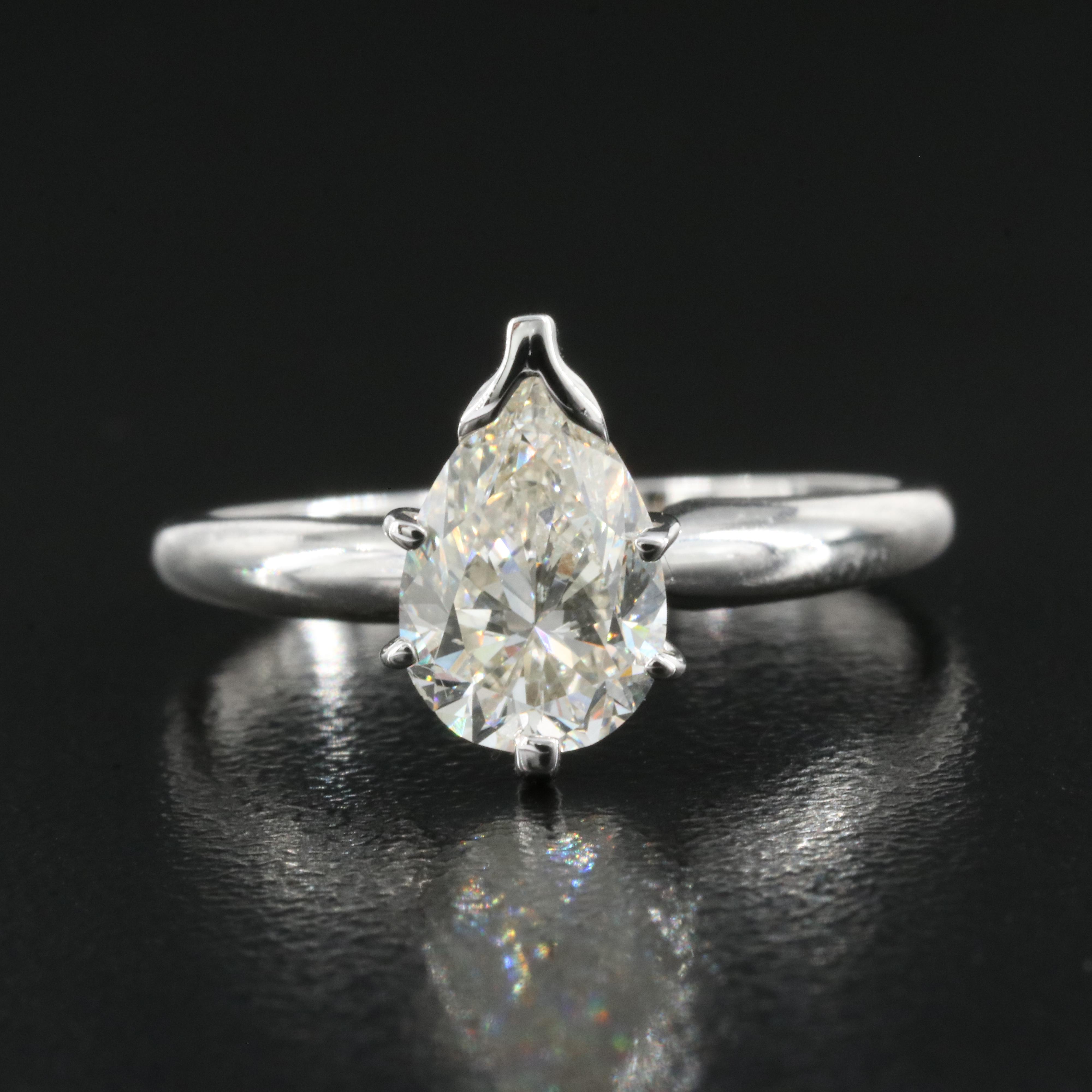 14K 1.27 CT Lab Grown Diamond Solitaire Ring