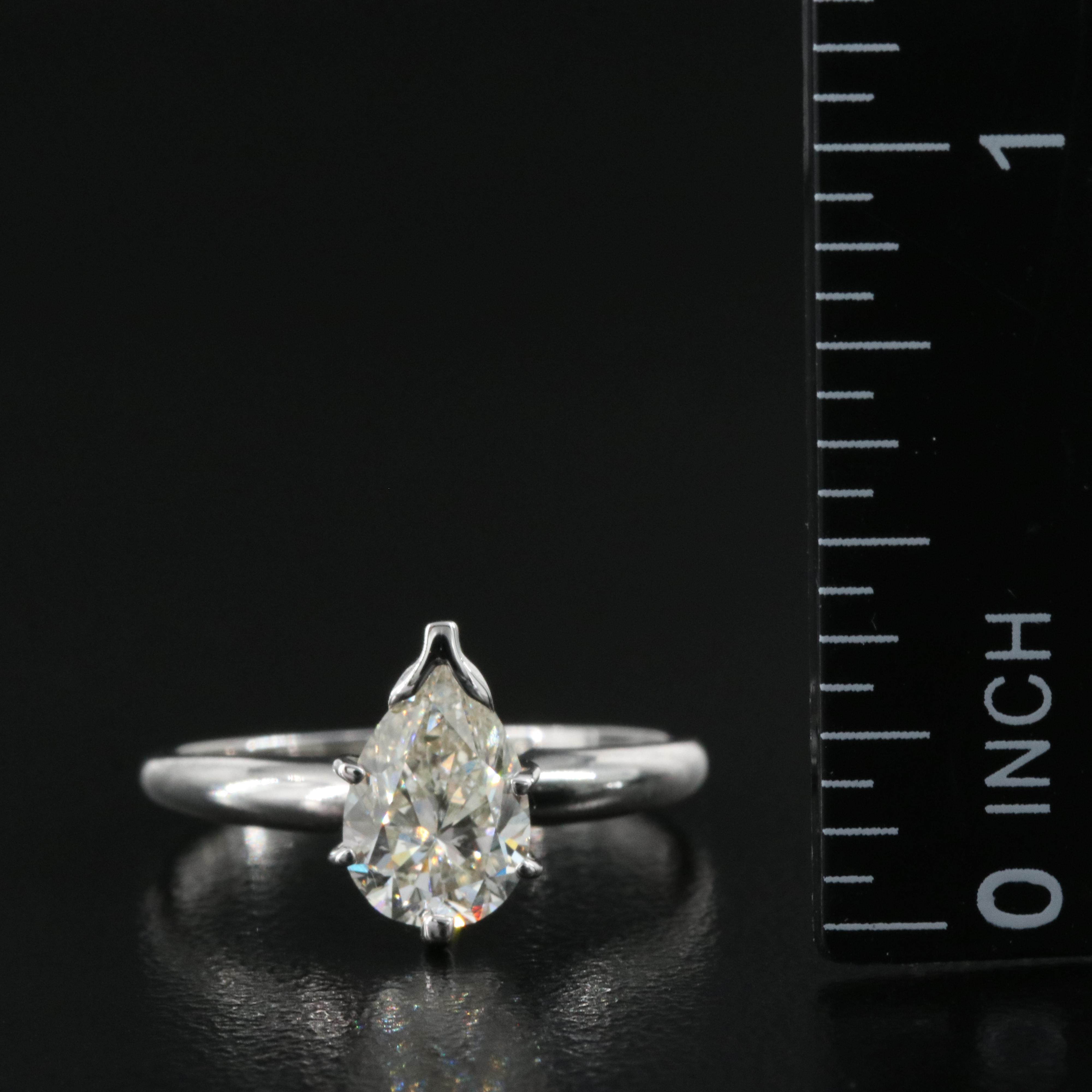 14K 1.27 CT Lab Grown Diamond Solitaire Ring
