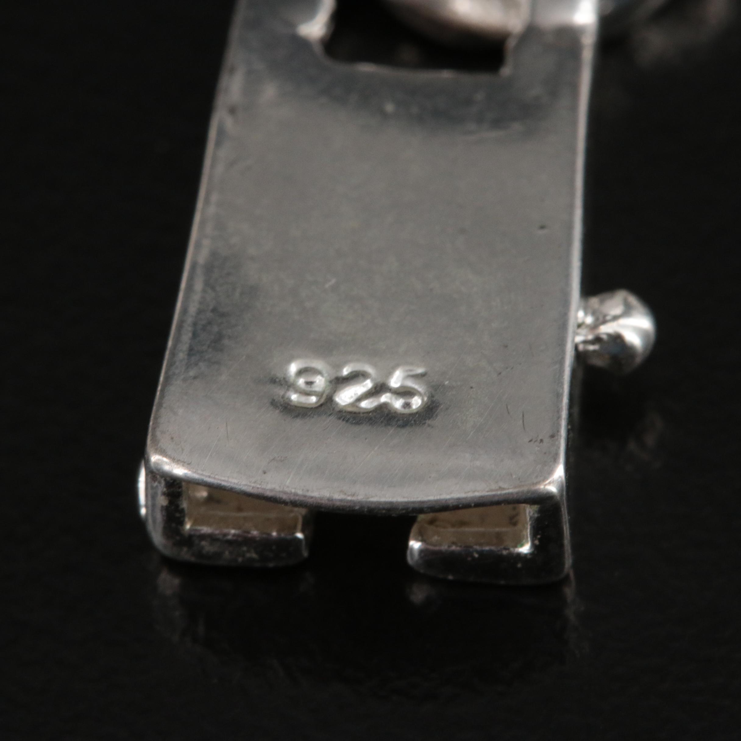 Sterling Curb Chain Bracelet