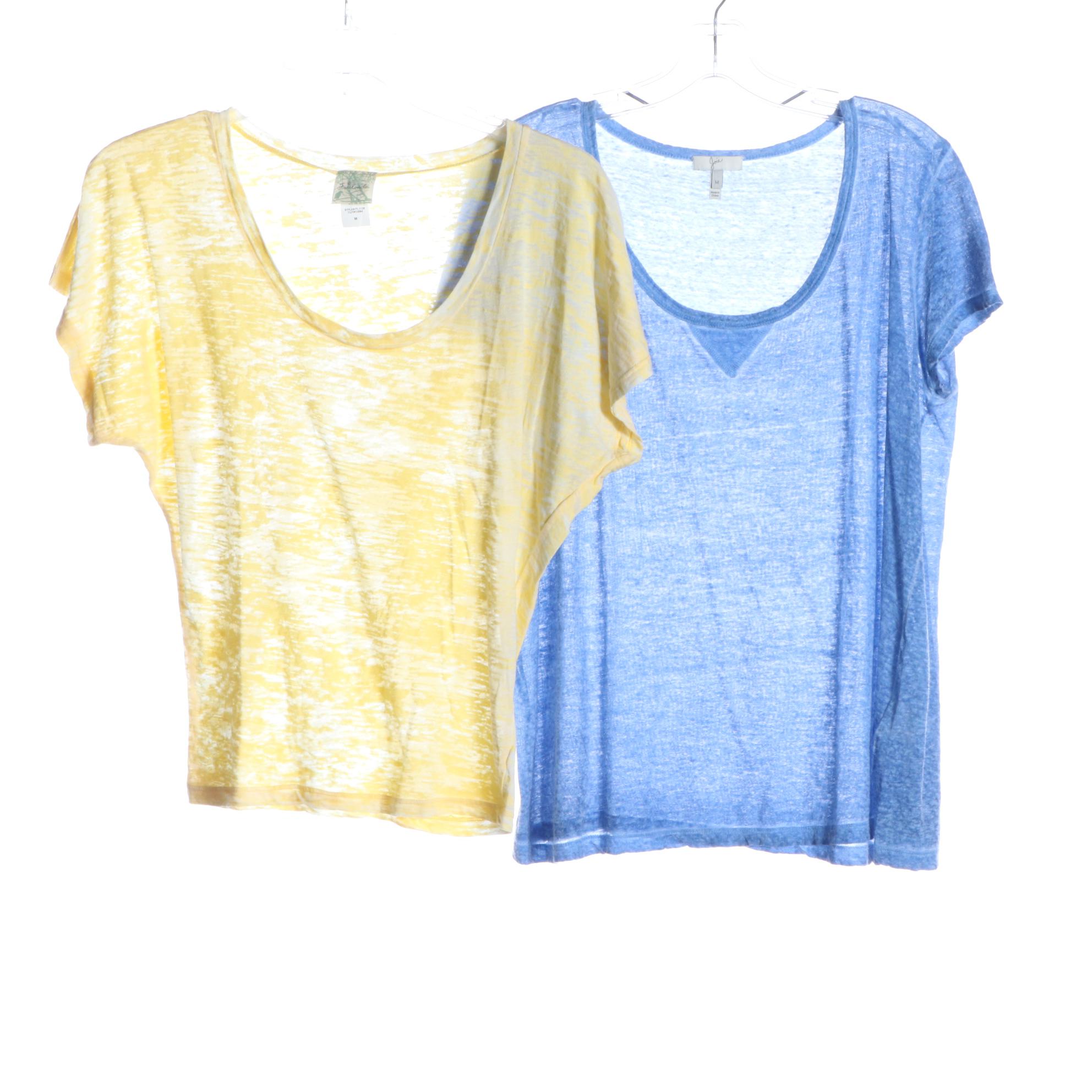 Fresh Laundry Ashley Split Neck High-Low Tank Tops and Other Tee Shirts