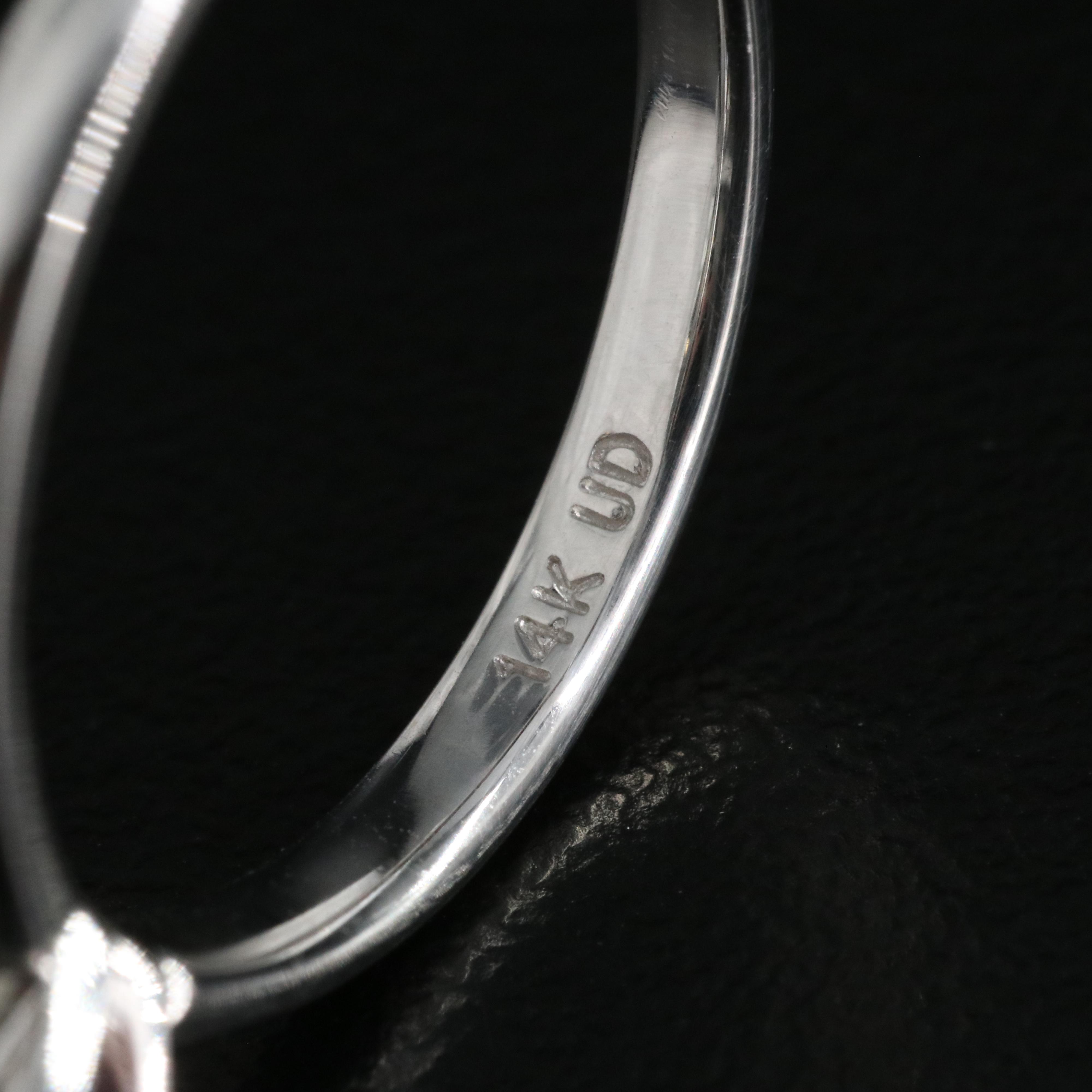 14K 1.50 CT Lab Grown Diamond Solitaire Ring