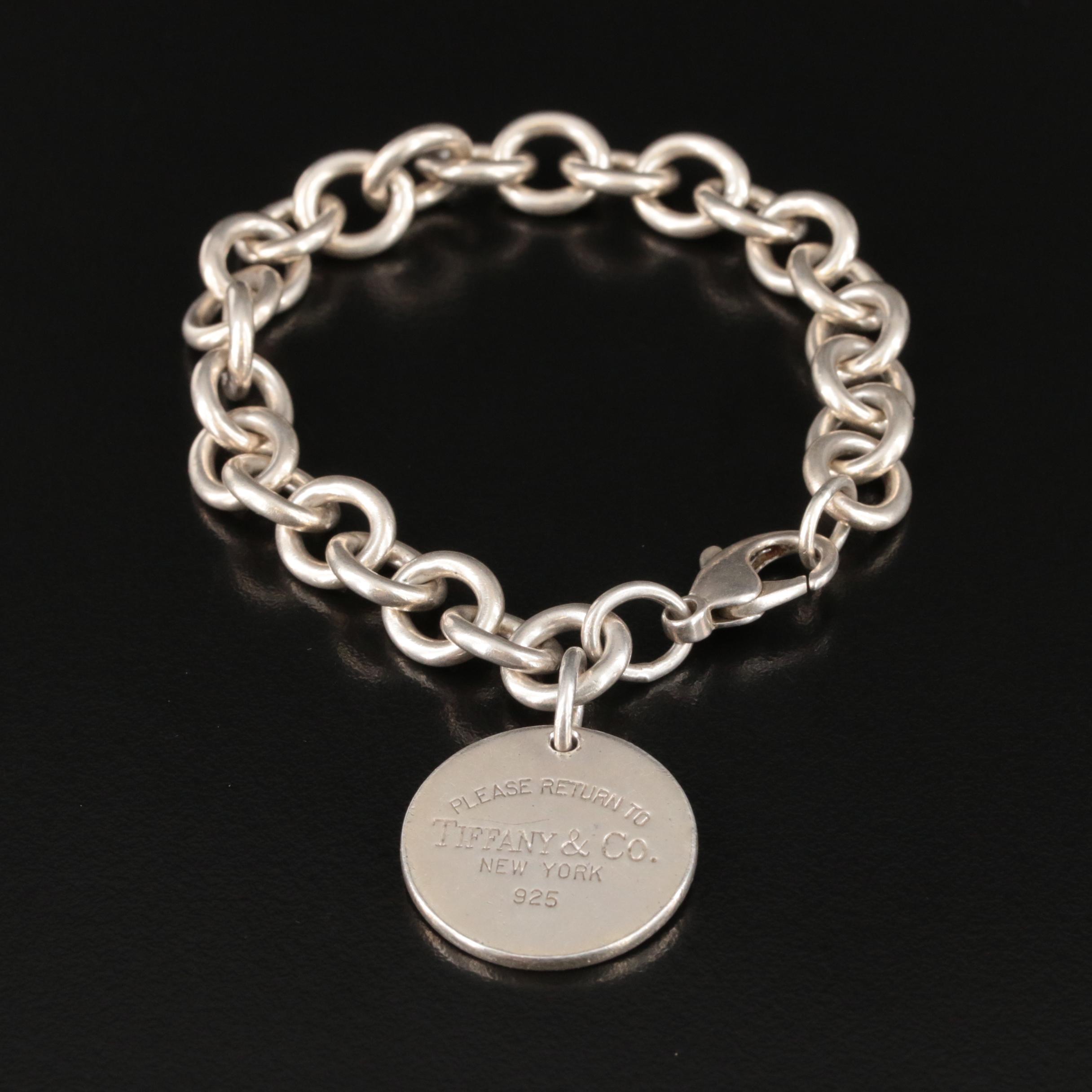 Tiffany & Co. "Please Return to Tiffany" Sterling Tag Bracelet