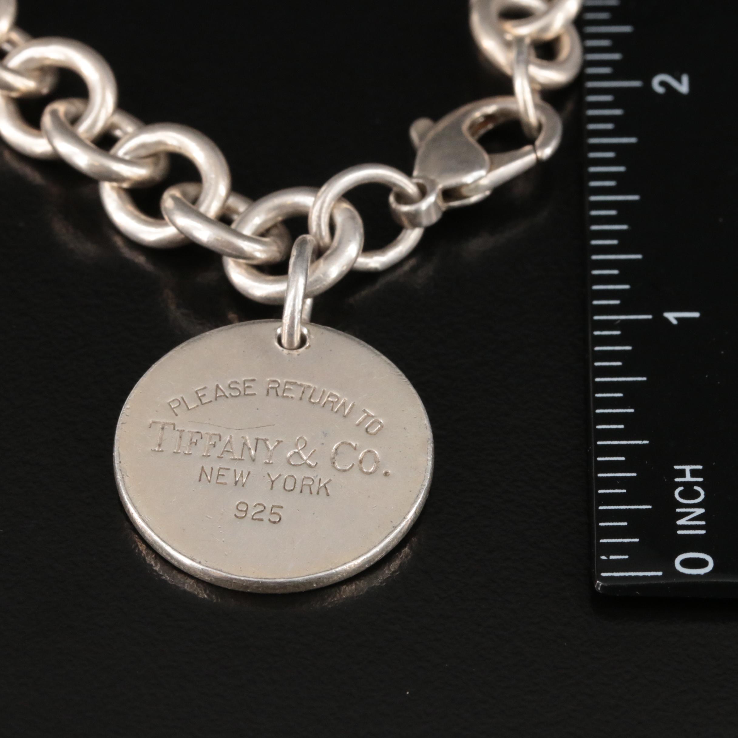 Tiffany & Co. "Please Return to Tiffany" Sterling Tag Bracelet