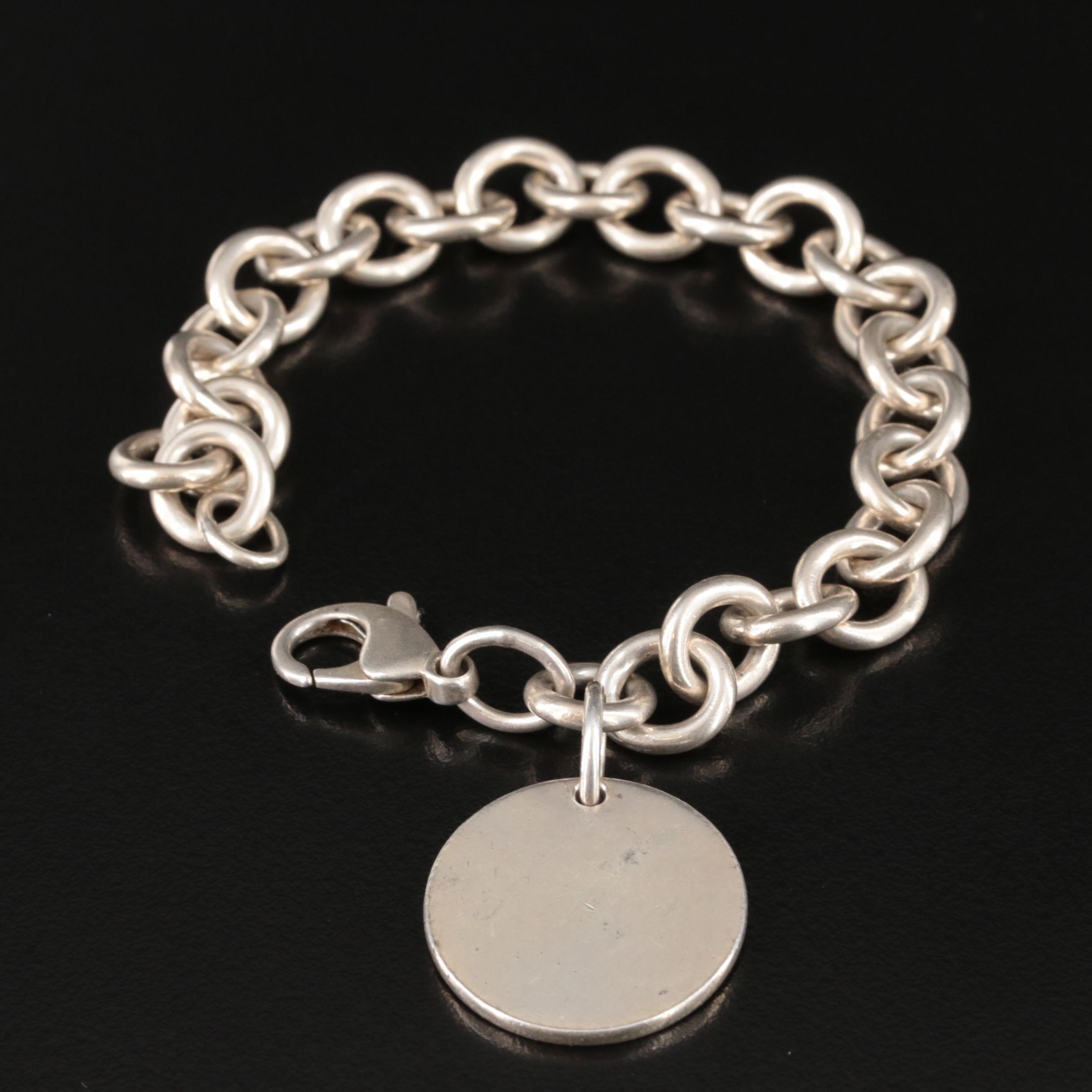 Tiffany & Co. "Please Return to Tiffany" Sterling Tag Bracelet