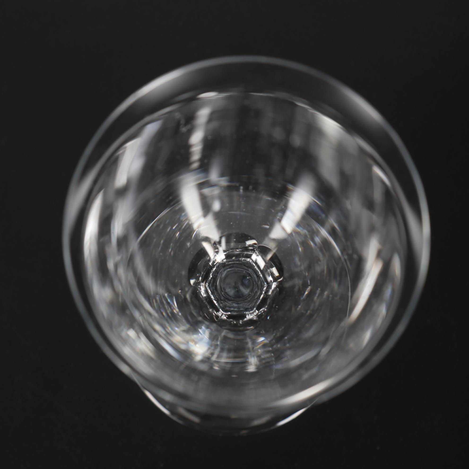 Baccarat "Coppelia" Crystal Water Goblets, Mid-20th Century