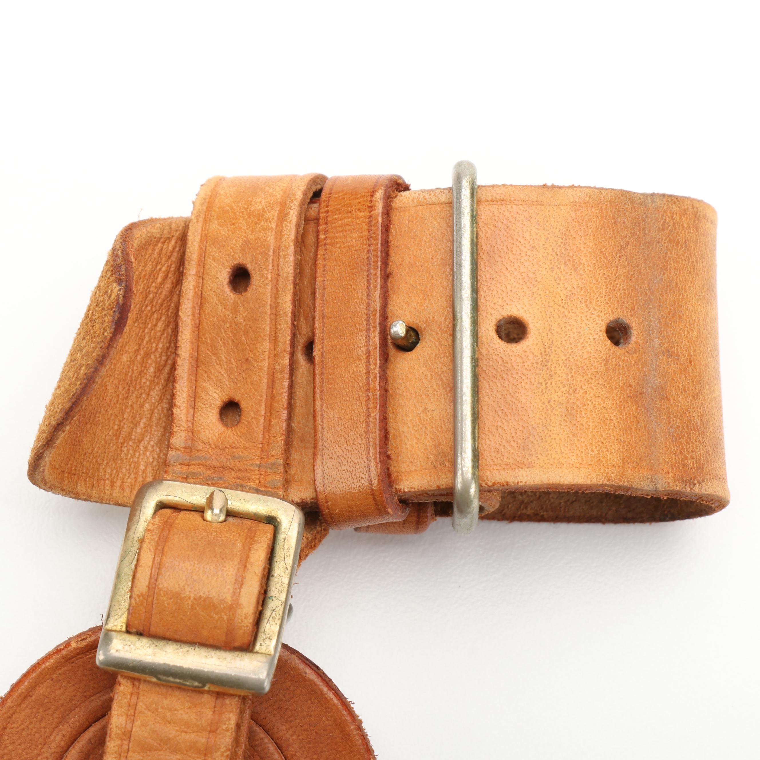 Louis Vuitton Luggage Tag and Poignet in Vachetta Leather