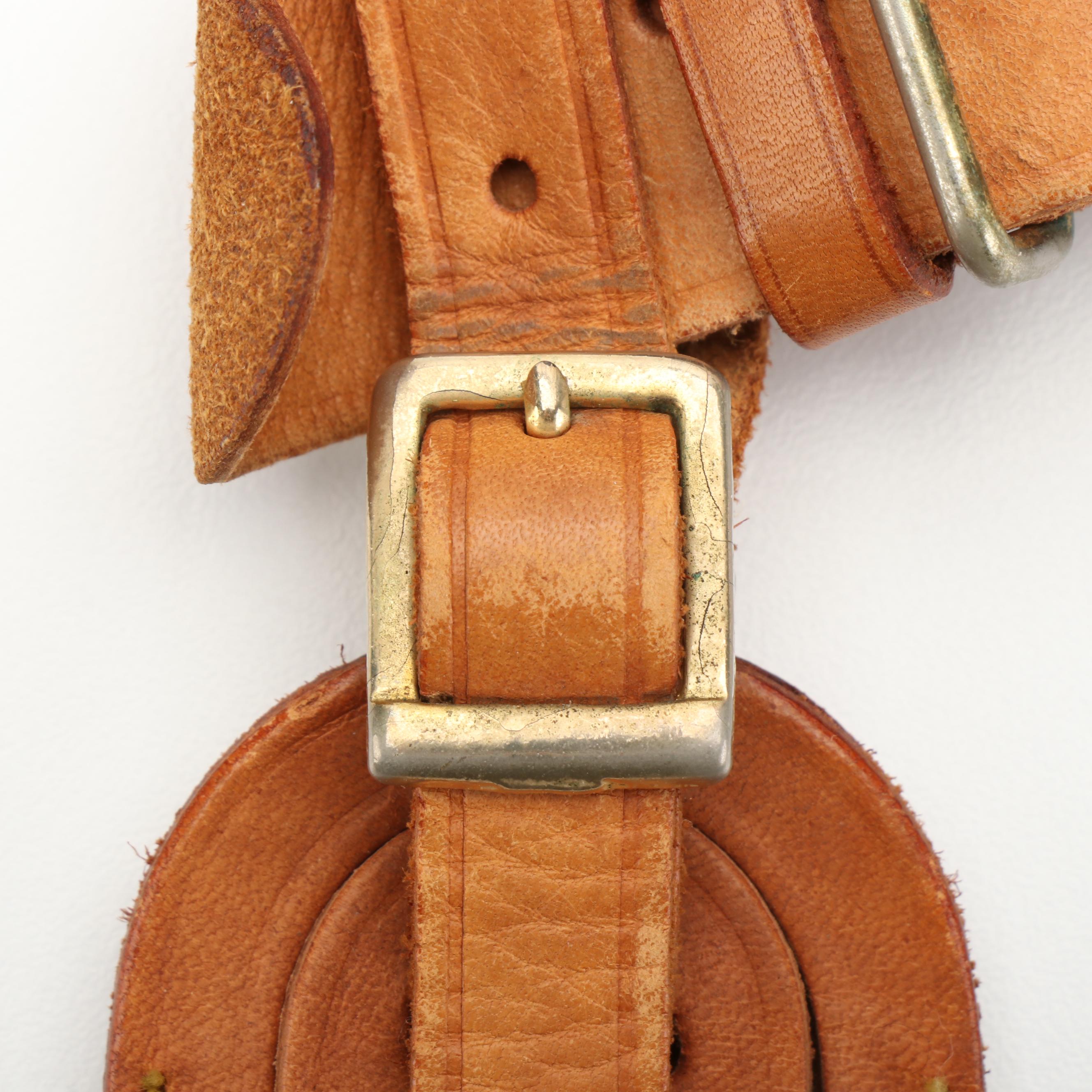 Louis Vuitton Luggage Tag and Poignet in Vachetta Leather