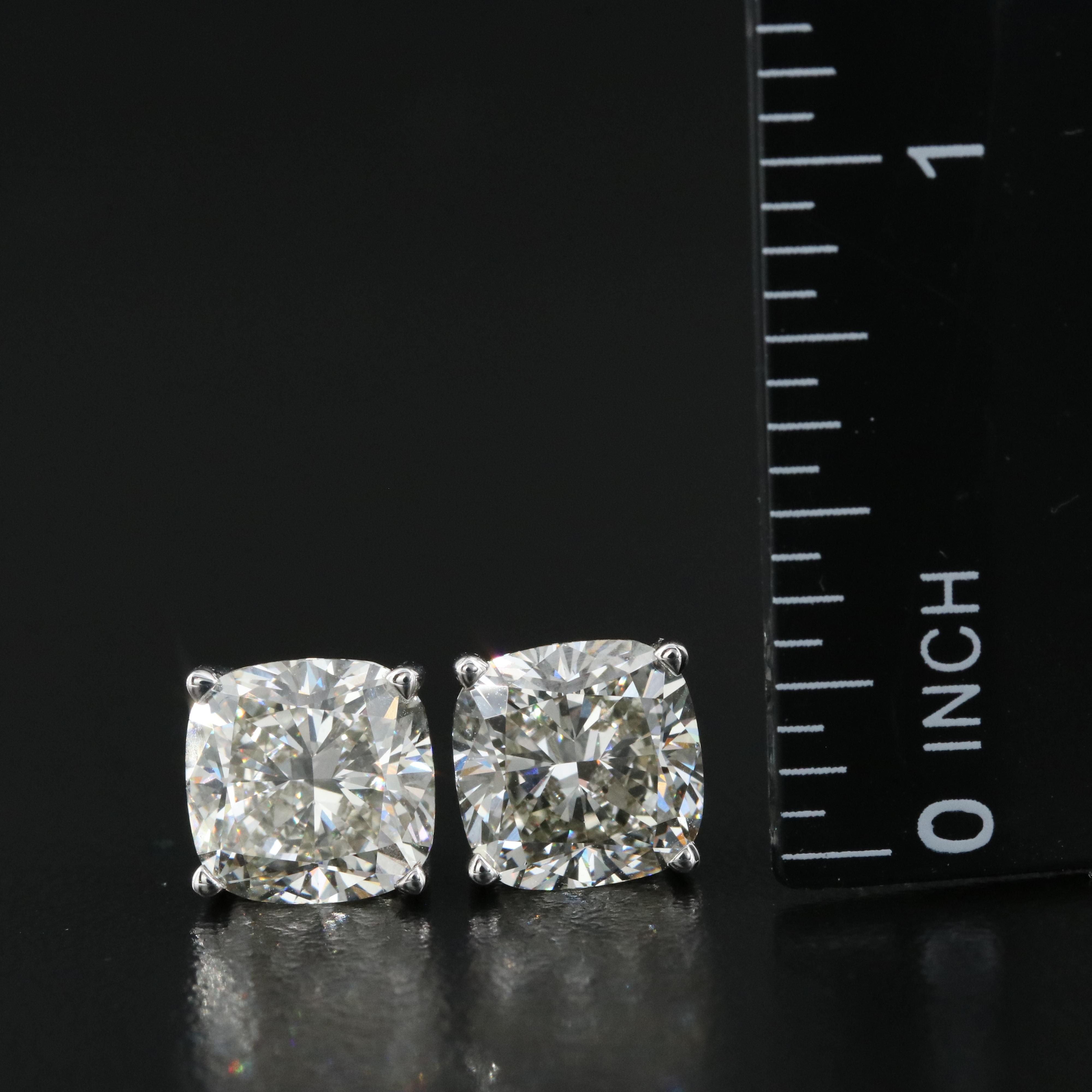 14K 8.21 CTW Lab Grown Diamond Stud Earrings