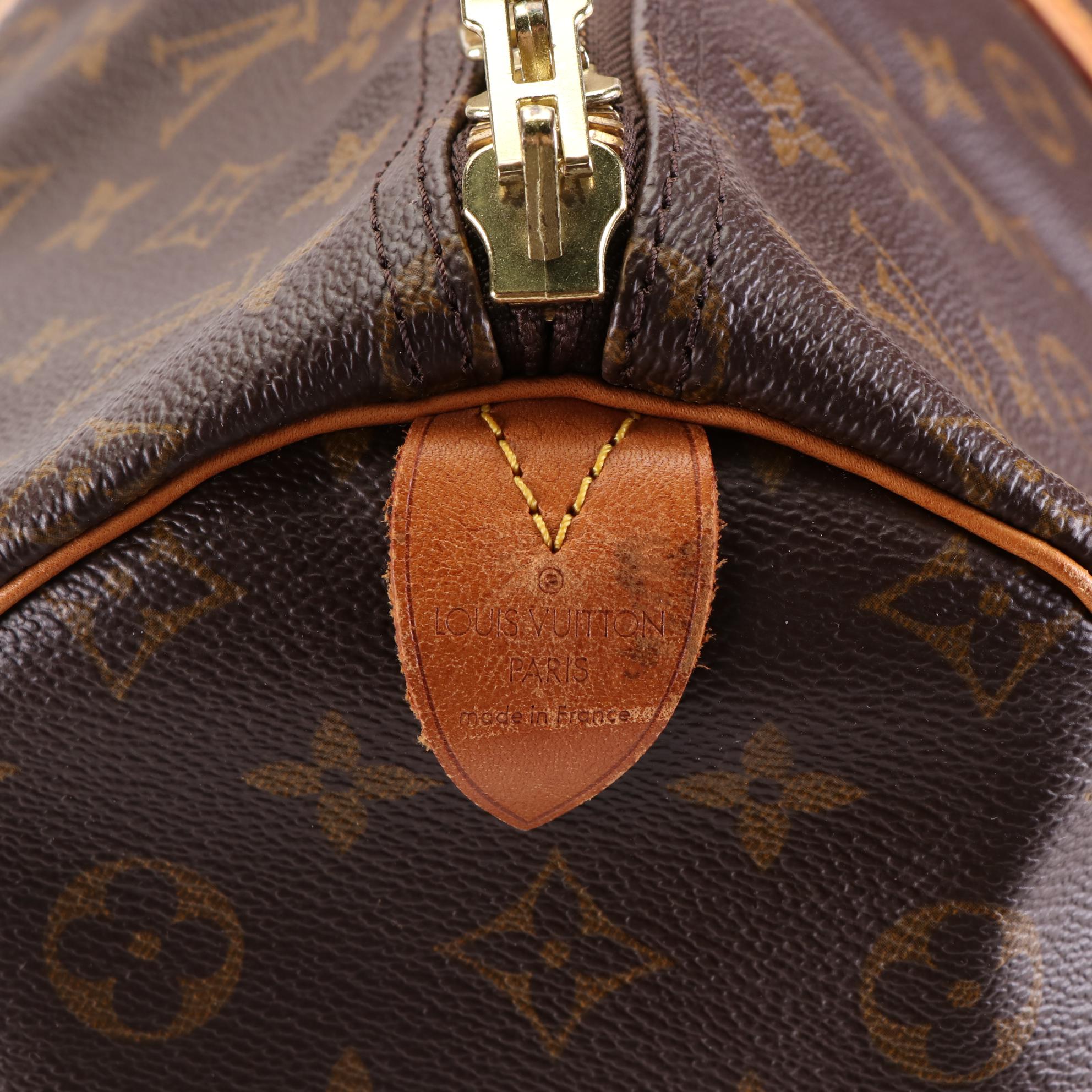 Louis Vuitton Keepall 55 in Monogram Canvas and Vachetta Leather