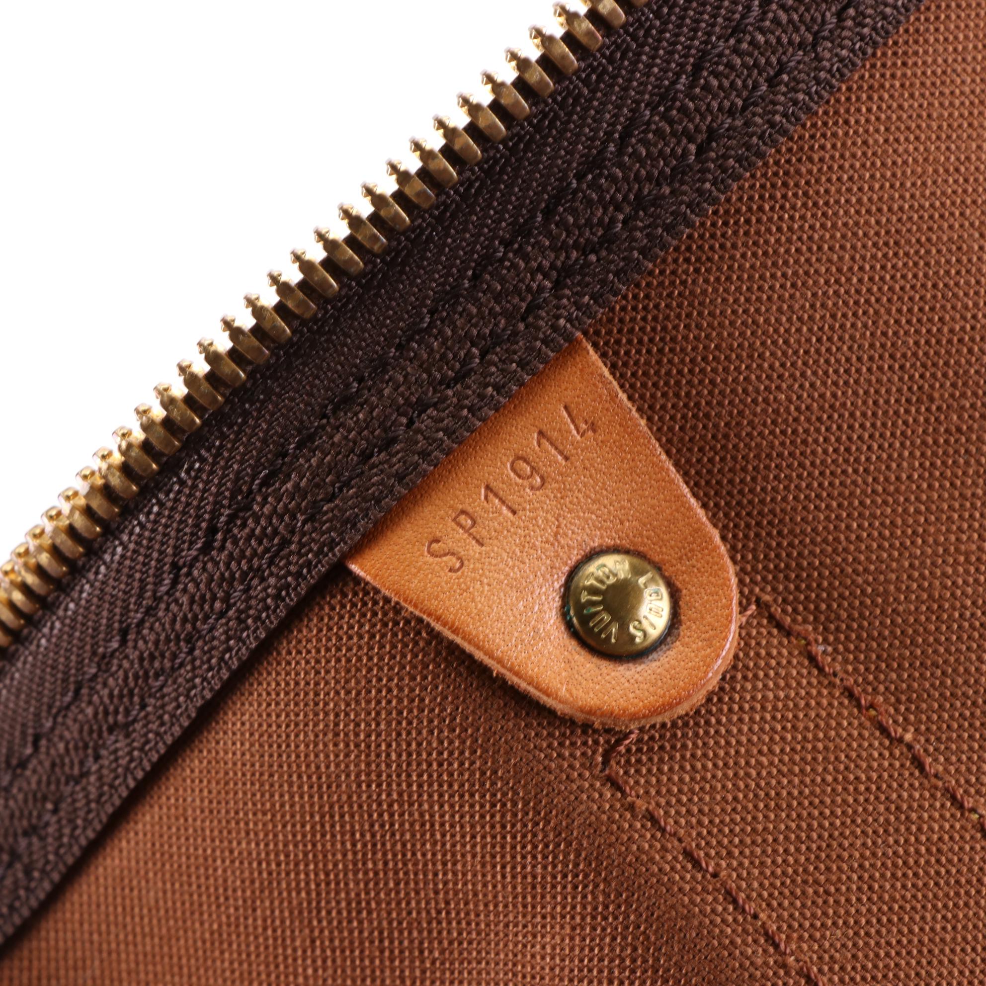 Louis Vuitton Keepall 55 in Monogram Canvas and Vachetta Leather