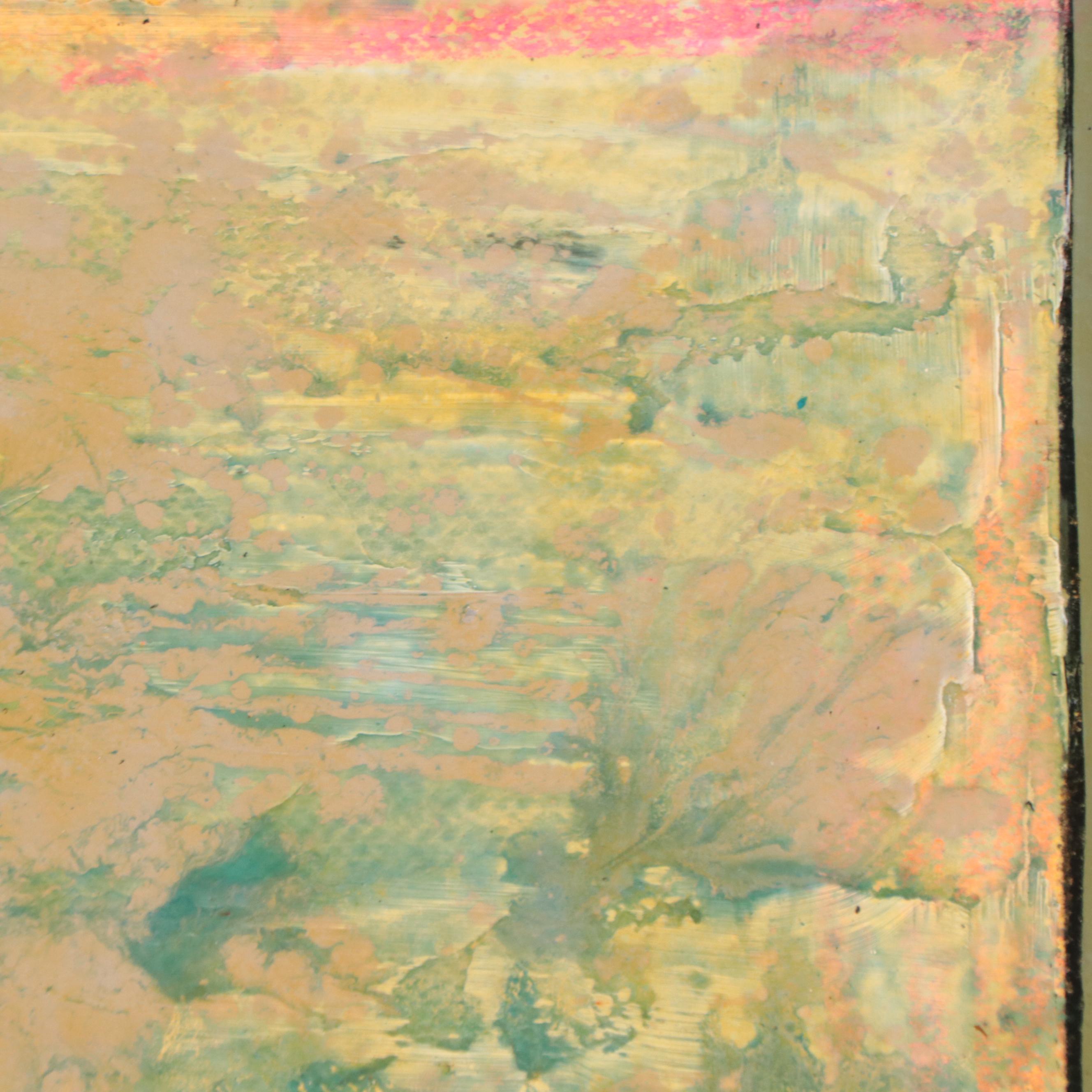 Harry Hilson Abstract Acrylic Painting "Water Spout East of Gun Cay," 1985