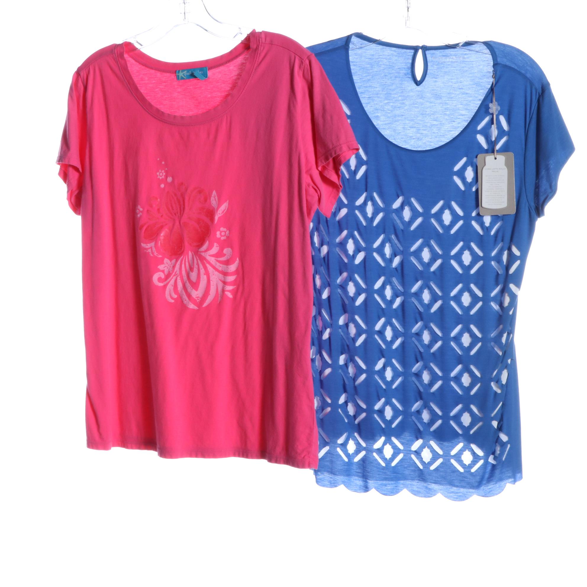 Purotatto Cut-Out Shirt and Other Printed Shirts