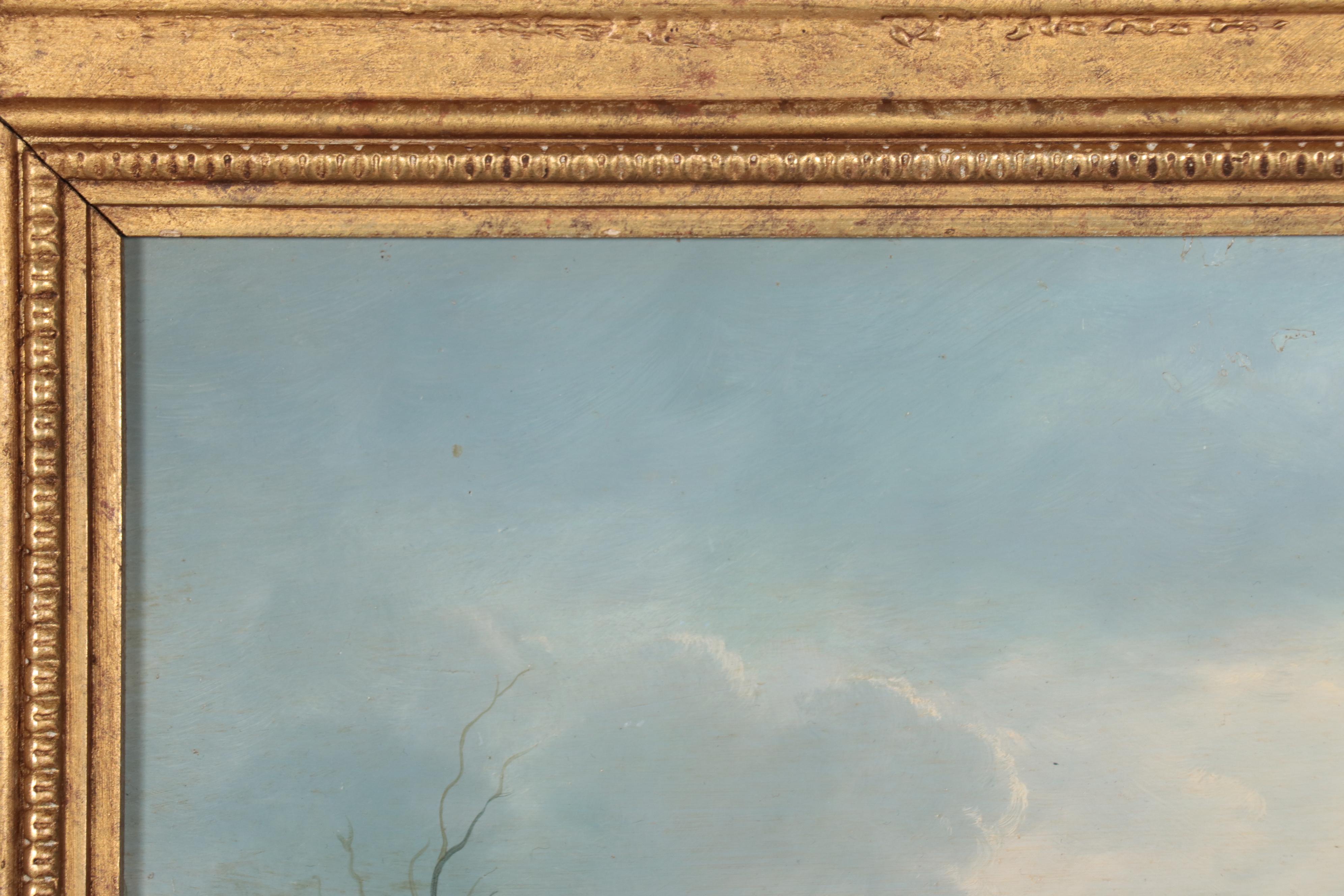 English School Fox Hunting Scene Oil Painting, 20th Century