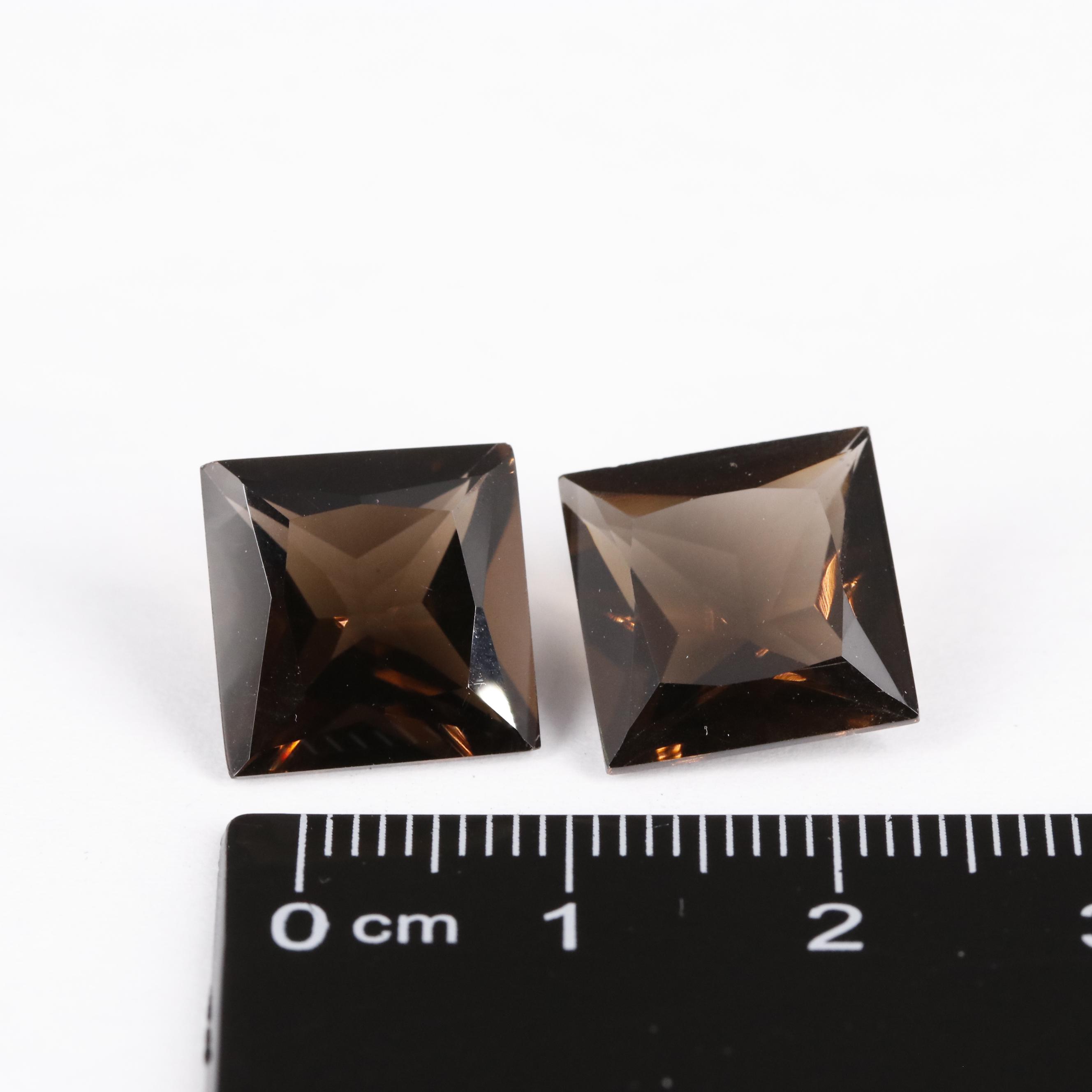 Loose 14.05 CTW Smoky Quartz