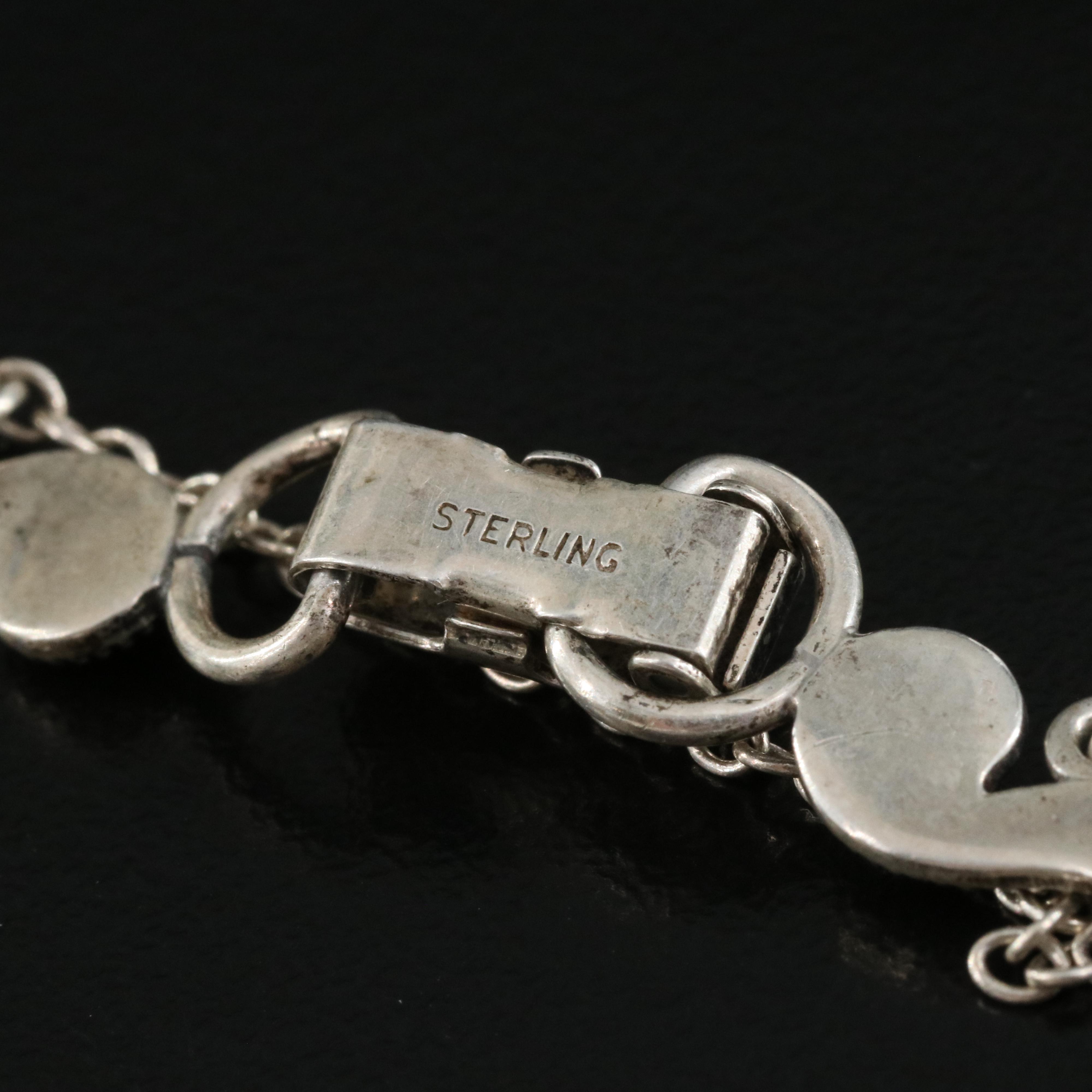 Carl Schon Sterling Seahorse Bracelet